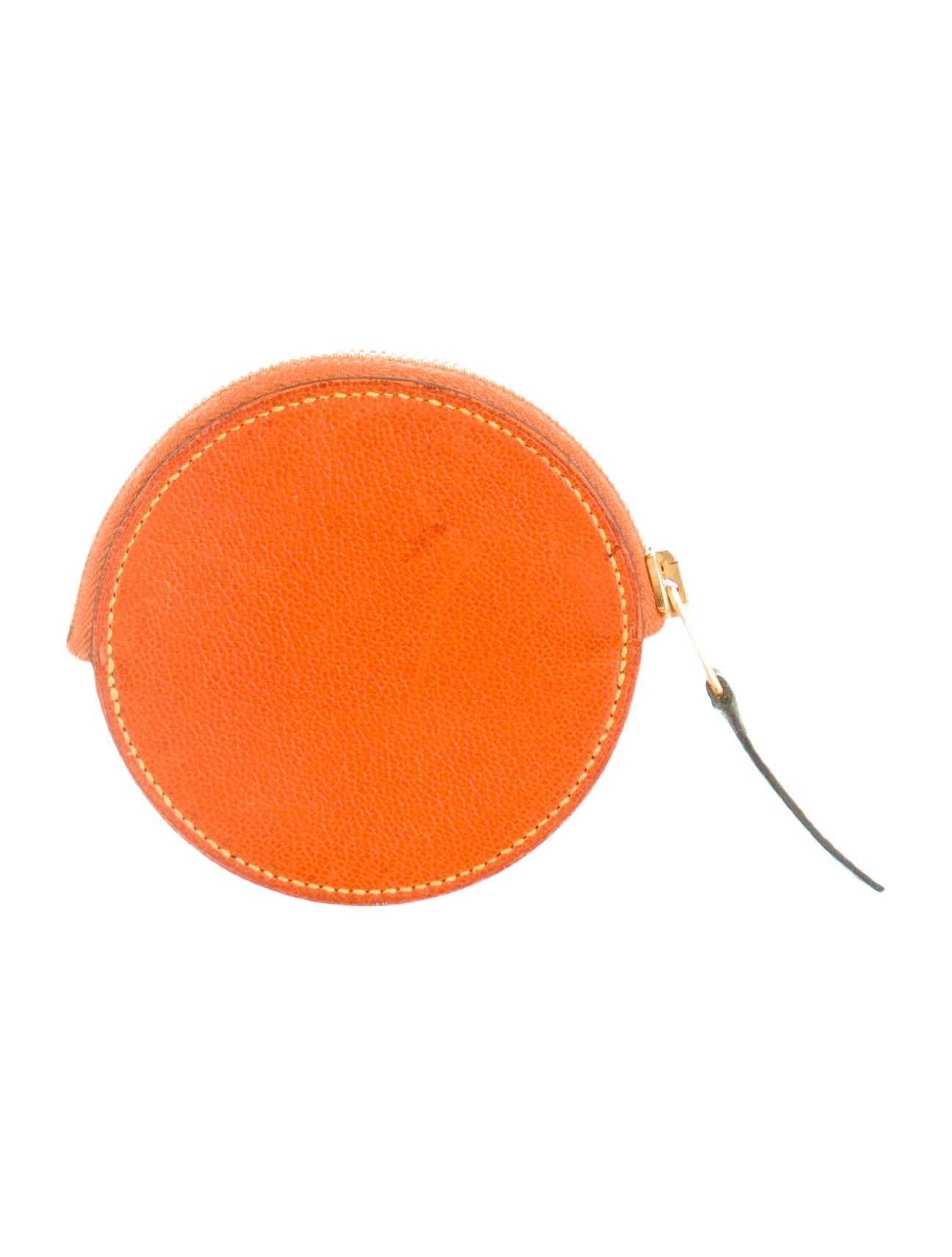 Hermès Orange Coin Purse Accessories HER45445 The RealReal