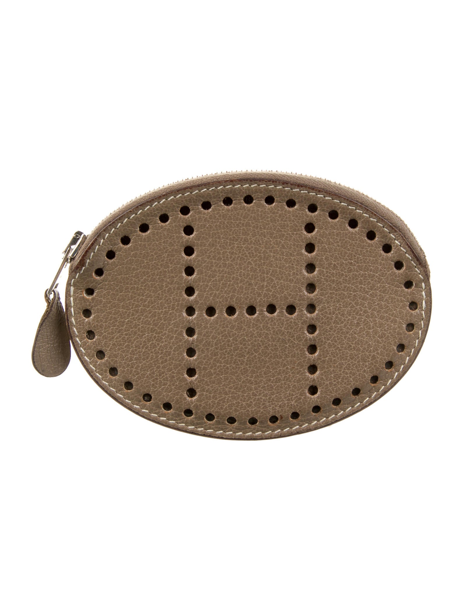 Hermès Swift Zip Zap Pouch Neutrals Wallets, Accessories HER99752 The RealReal