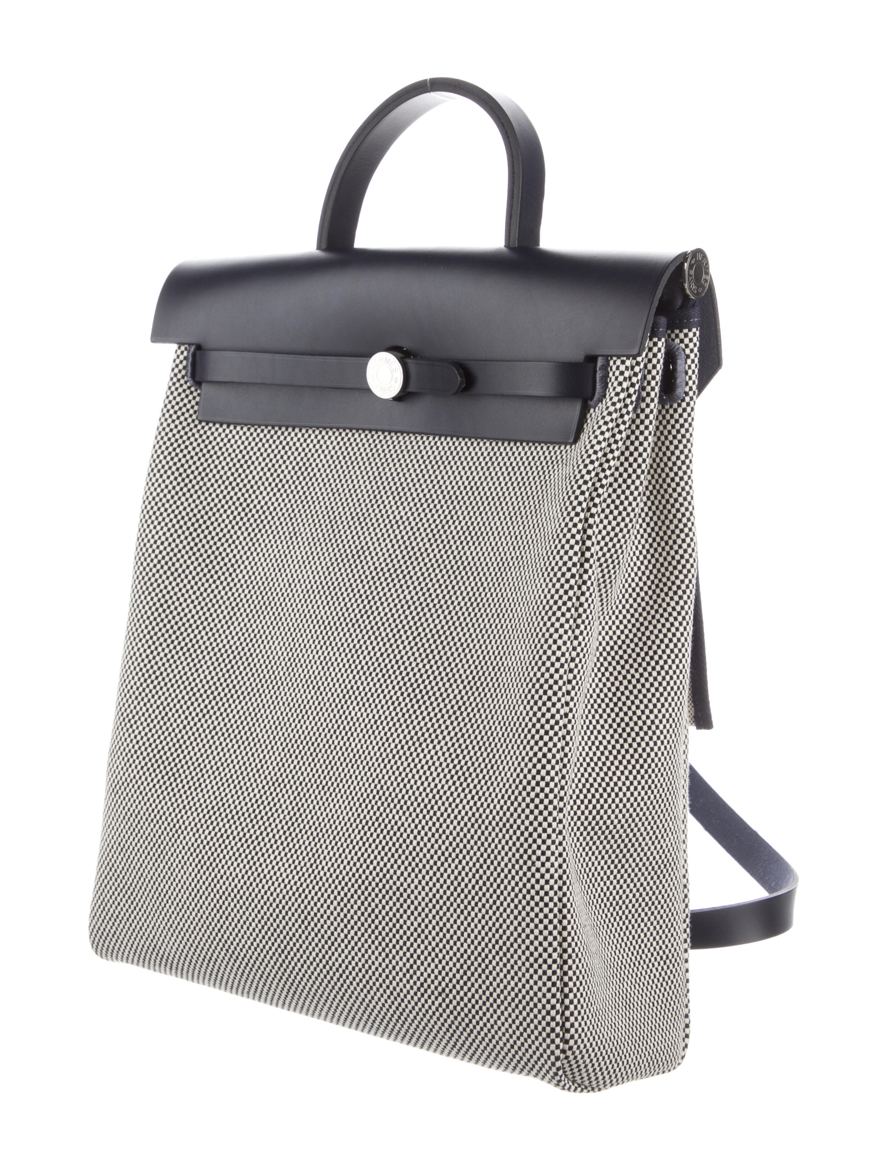 Hermès 2021 Toile Herbag Backpack Neutrals Backpacks, Handbags