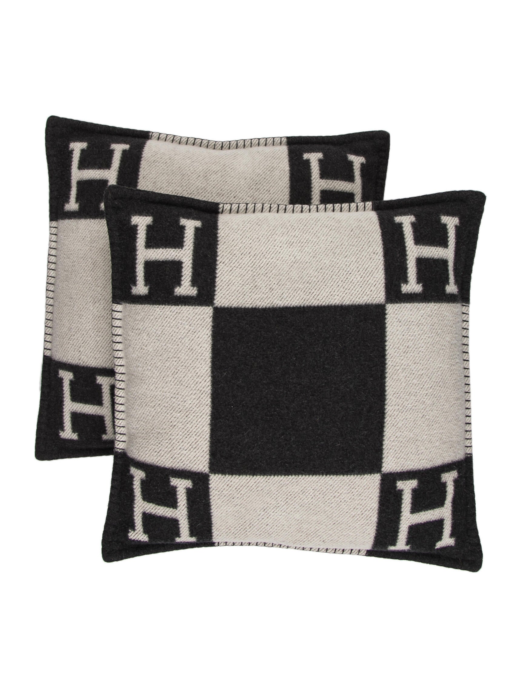 Hermès Avalon Throw Pillow Black Bedding, Bedding & Bath HER340833