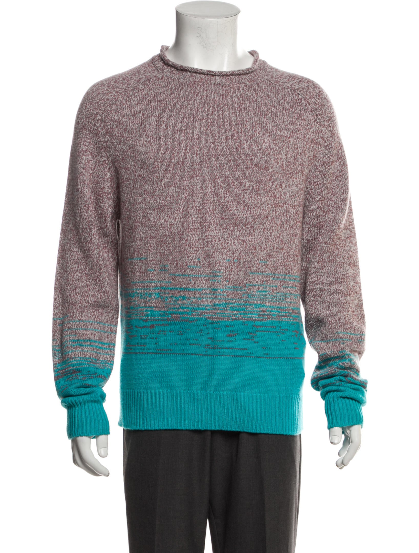 Hermès Cashmere Printed Pullover Red Sweaters, Clothing HER466539