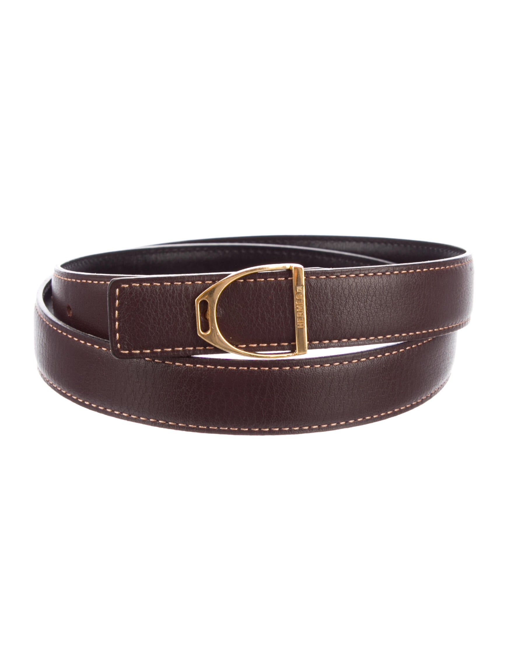 Hermès Reversible 24 mm Belt Strap Belt Kit Brown Belts, Accessories HER466785 The RealReal