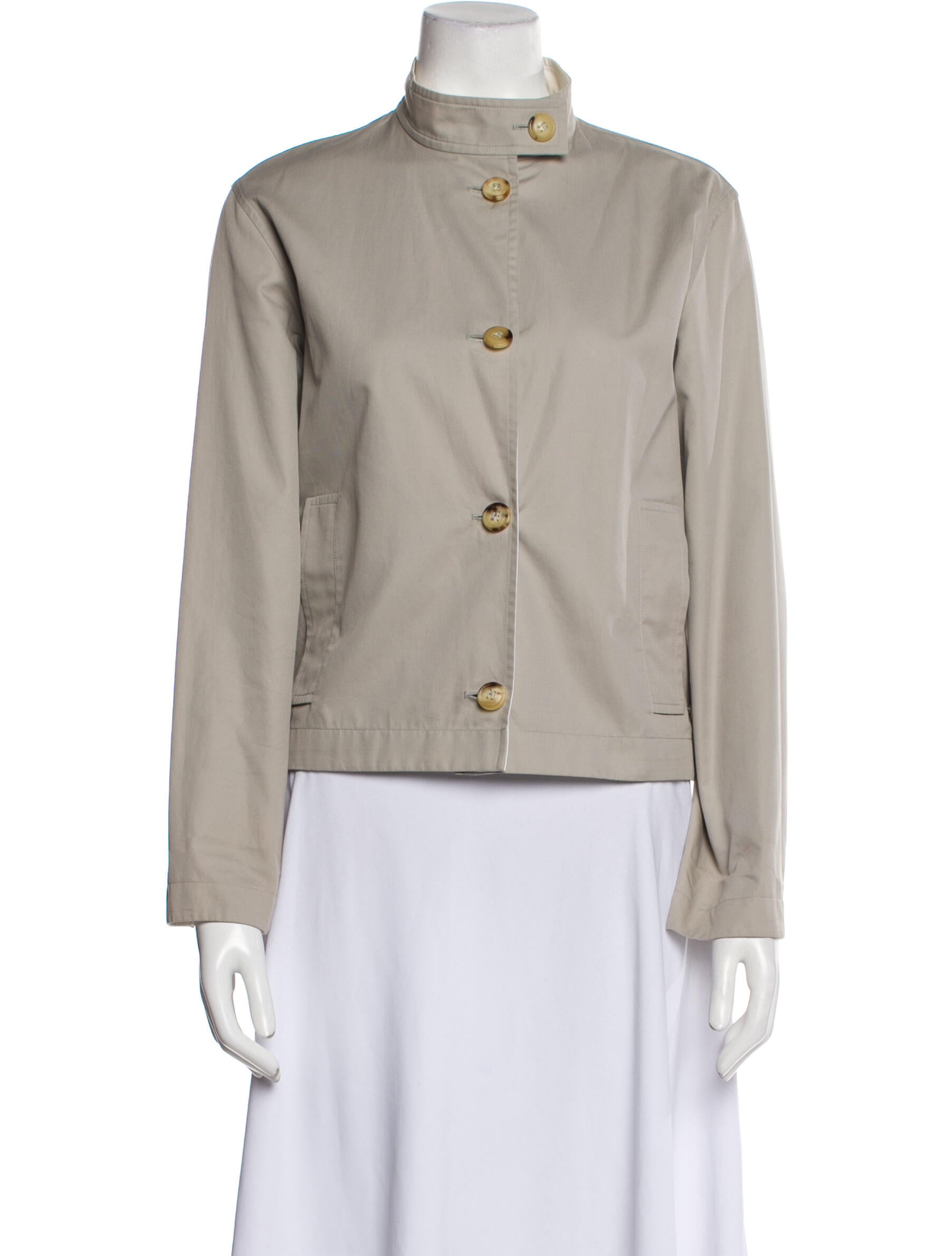 Hermès Vintage Late 1990's Early 2000's Jacket Neutrals Jackets