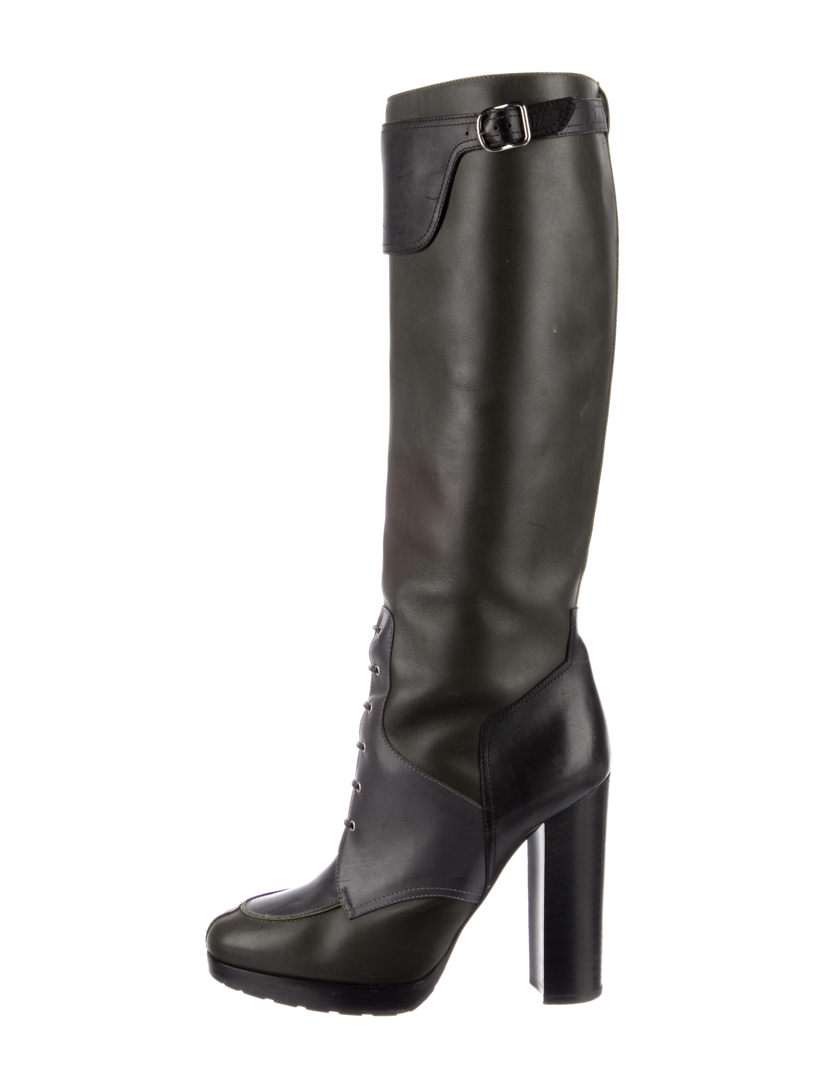 Hermès Kelly Jumping Riding Leather Riding Boots Brown Boots, Shoes