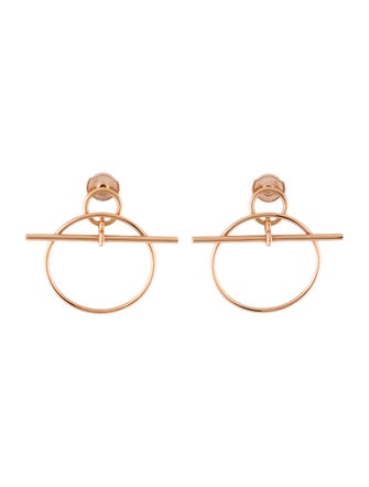 Hermès 18K Loop Earrings