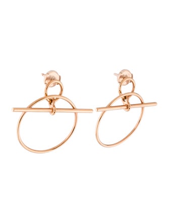 Hermès 18K Loop Earrings