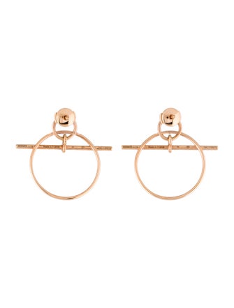 Hermès 18K Loop Earrings