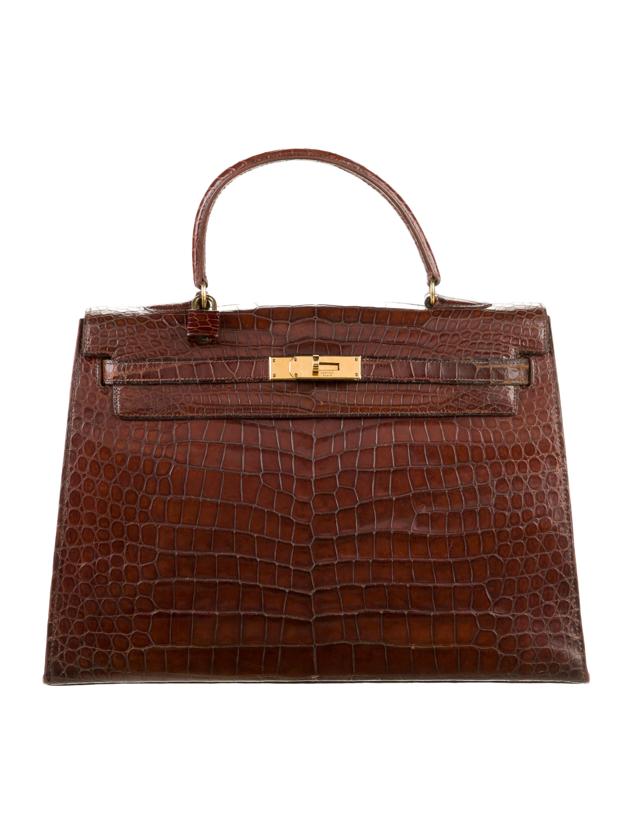 Hermès Crocodile Kelly Sellier 35