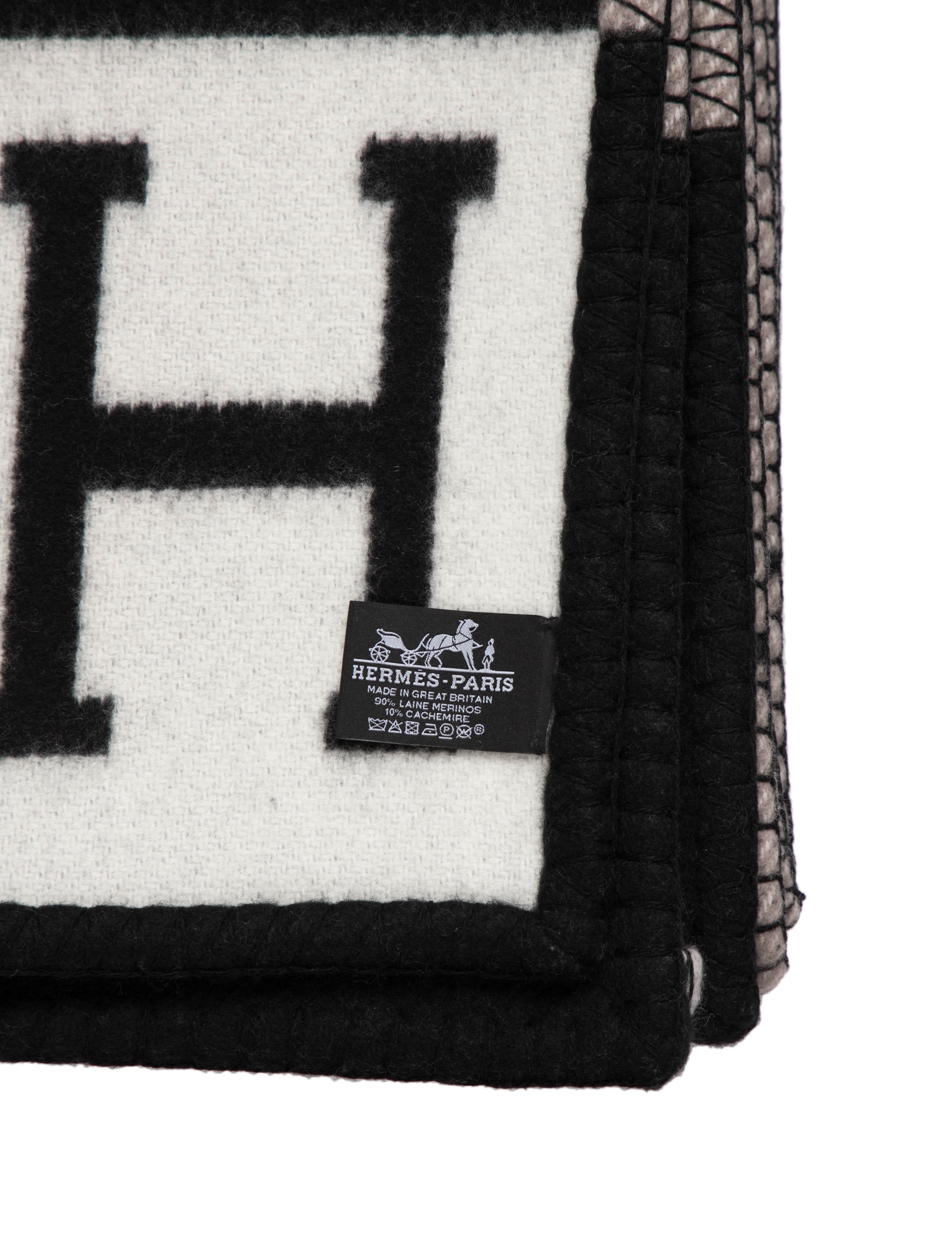 Hermès Avalon Throw Blanket Orange Throws, Pillows & Throws