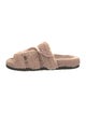 Hermès Chypre Shearling Fur Slides Shearling Slides
