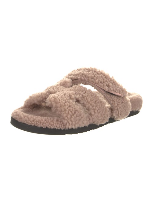 Hermès Chypre Shearling Fur Slides Shearling Slides