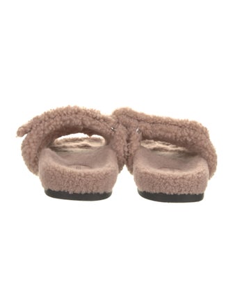 Hermès Chypre Shearling Fur Slides Shearling Slides