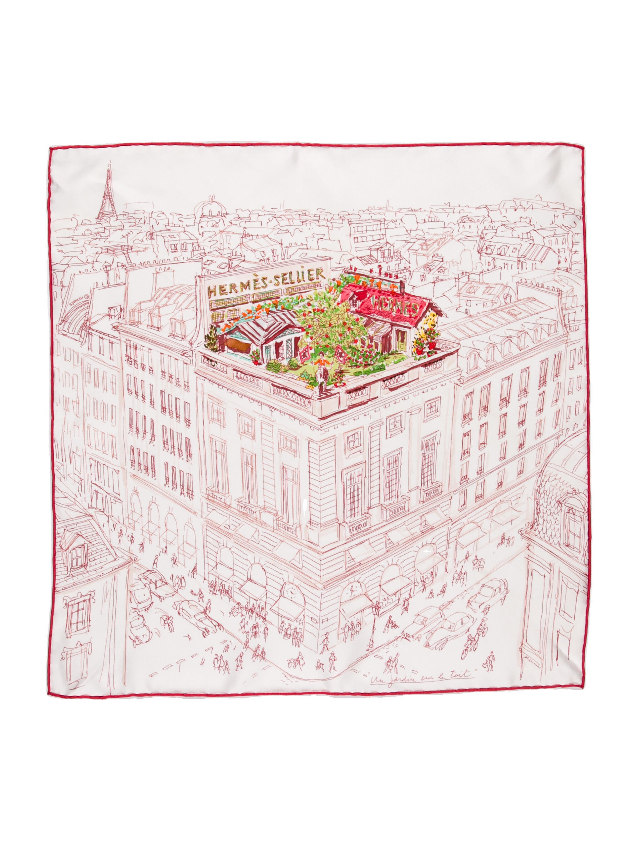 un jardin sur le toit scarf