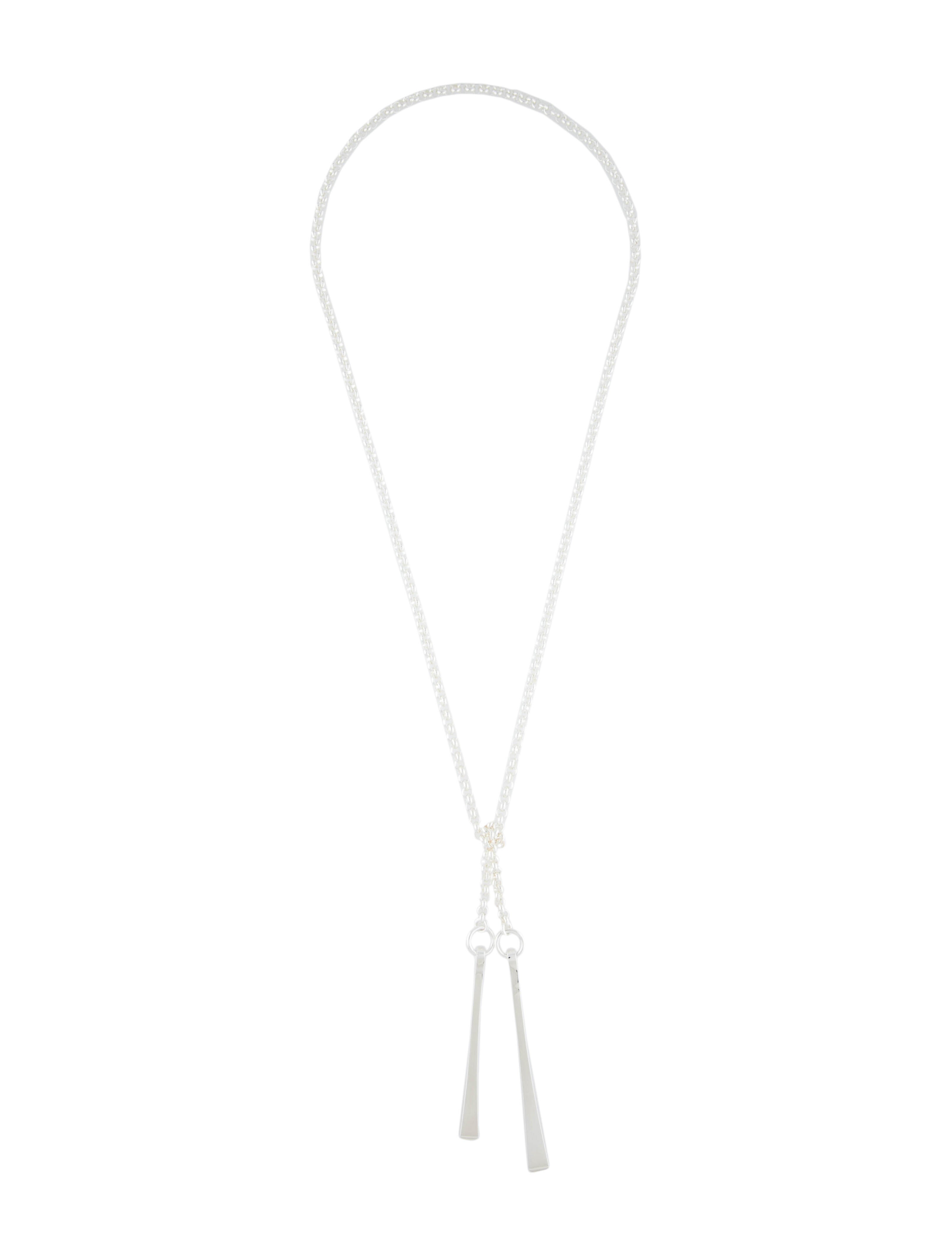 Hermès Clou De Forge Lariat Pendant Necklace - Sterling