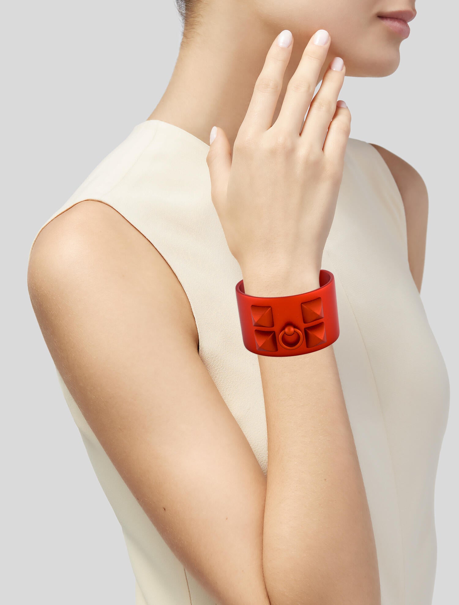 【Hermes】Collier de Chien Aluminium Sunset cuff bracelet Collier de Chien Aluminium Sunset cuff bracelet | Hermès