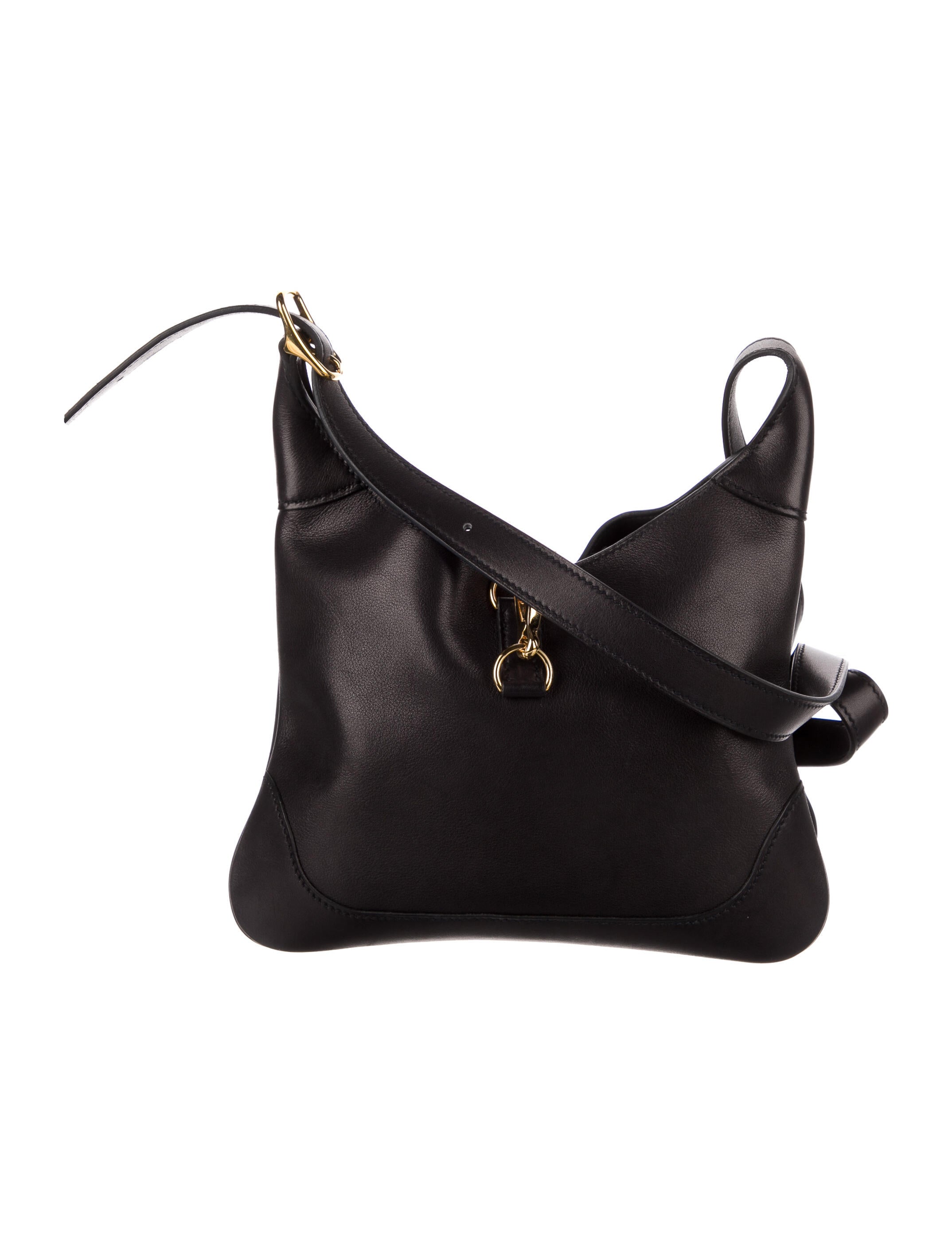 Hermès Evercolor Trim Duo 24 Black Crossbody Bags, Handbags