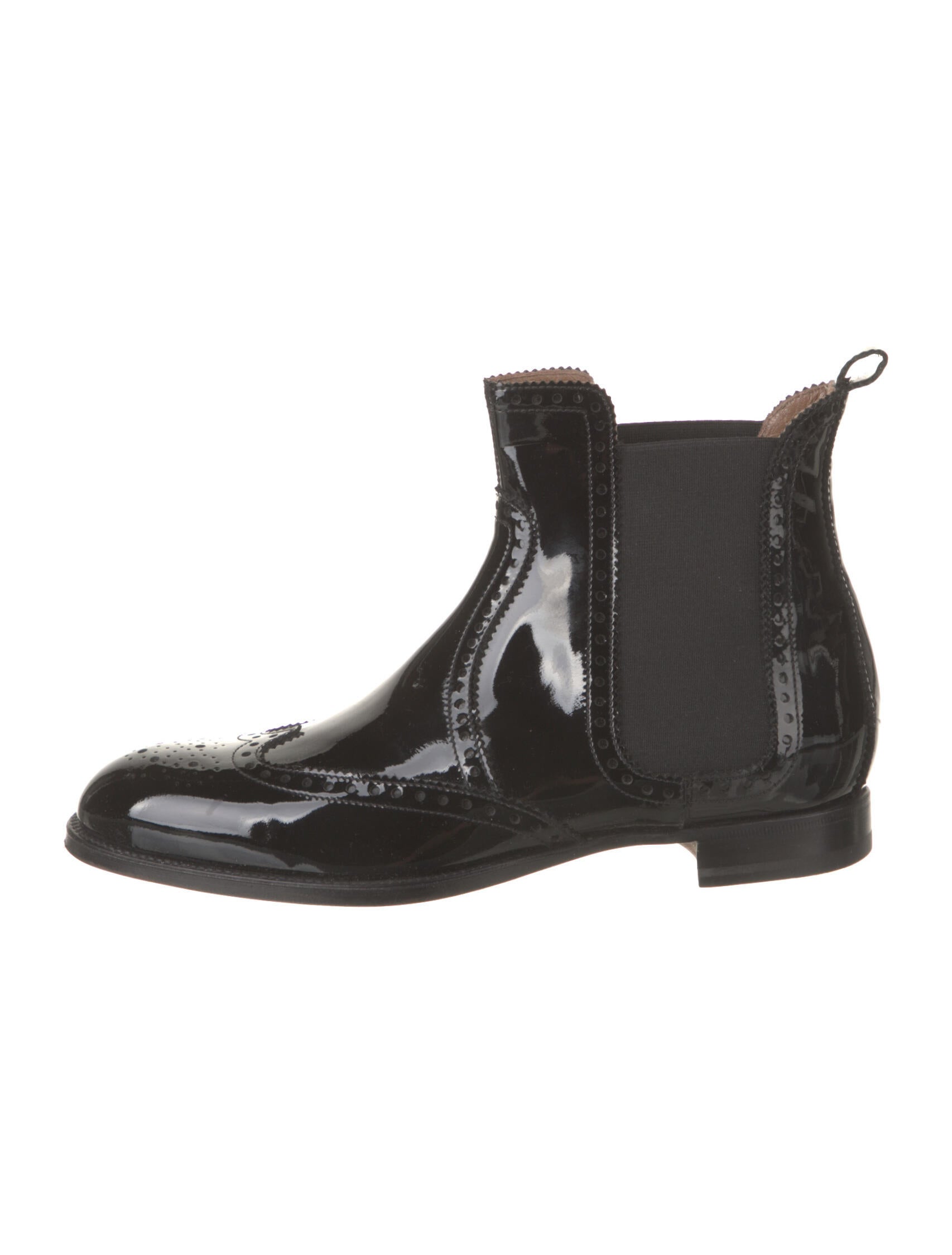 Hermès Patent Leather Spectator Brighton Patent Leather Chelsea Boots