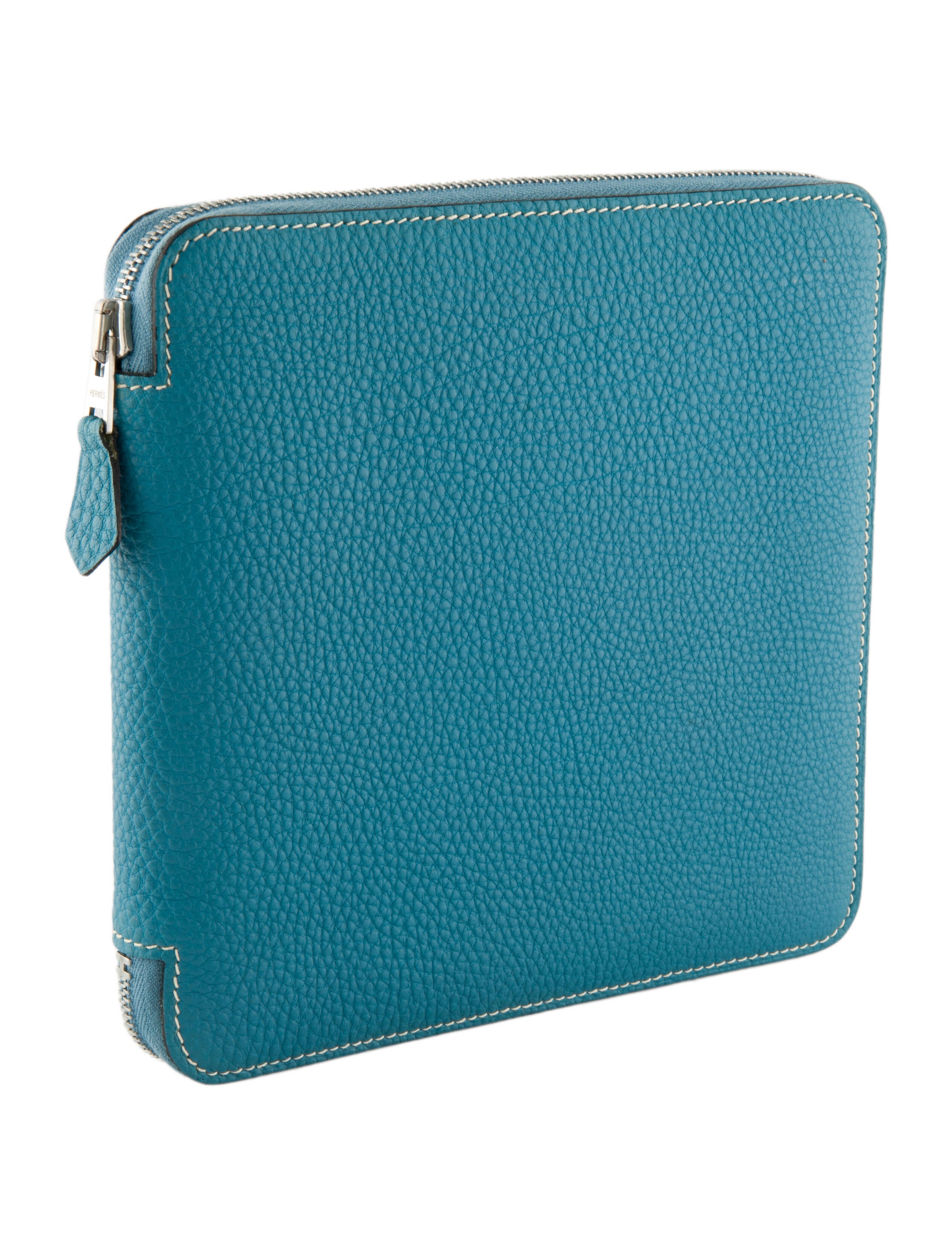 Hermès Vintage CD Travel Case Blue Tech & Travel, Decor & Accessories HER490442 The RealReal