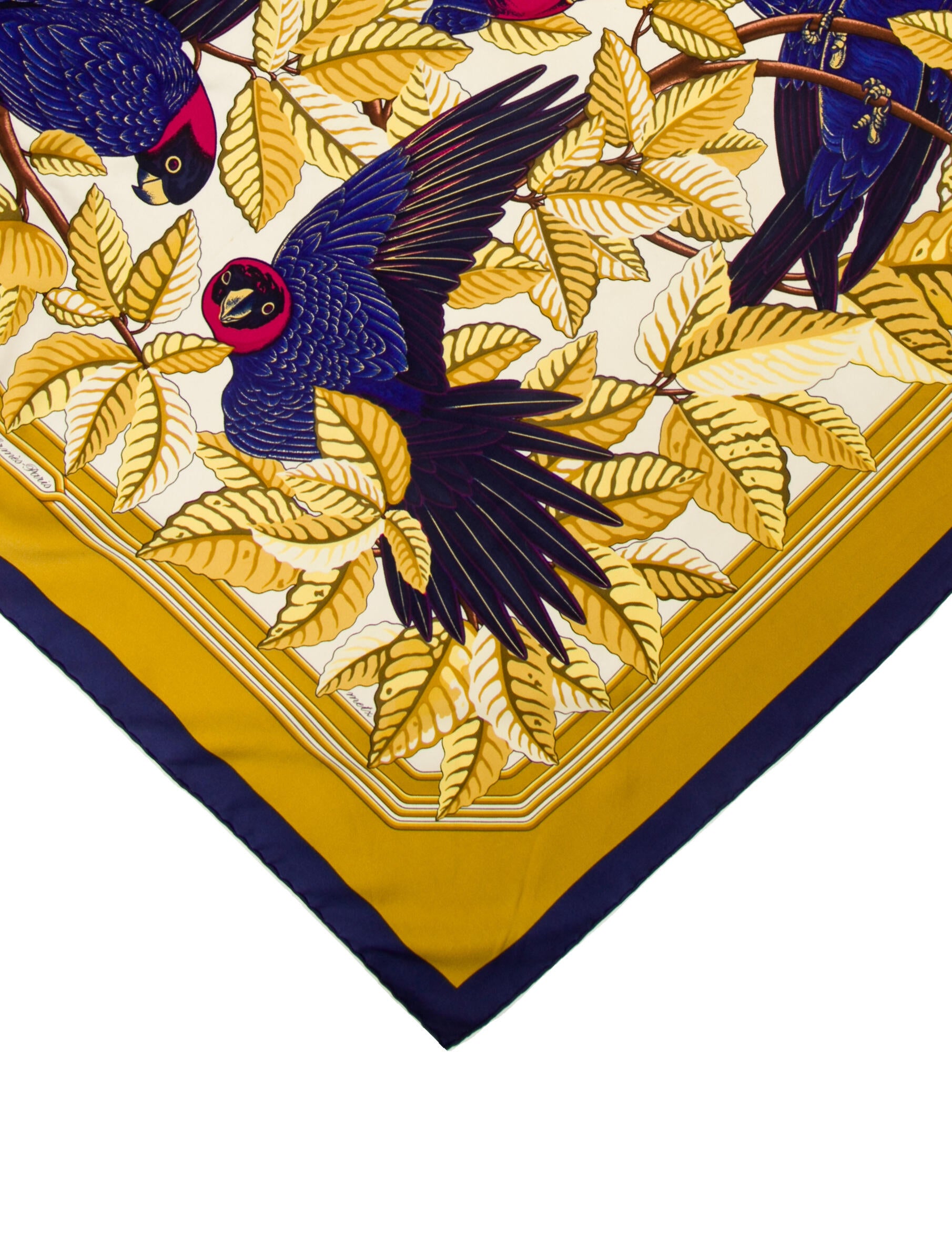 Hermès Scarf Yellow Scarves and Shawls, Accessories HER27380 The
