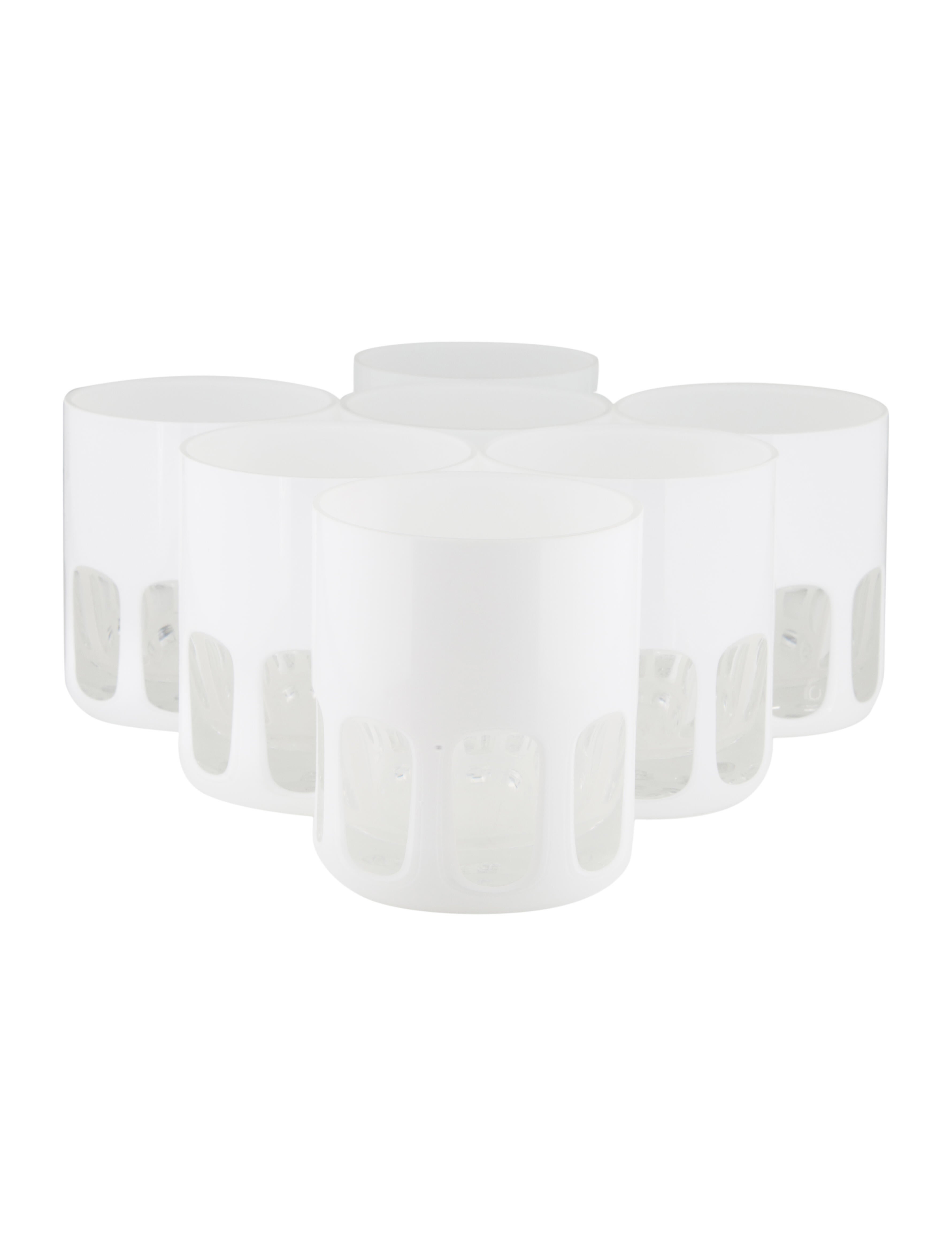 Hermès Set of 7 Djerba Tumblers