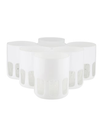 Hermès Set of 7 Djerba Tumblers