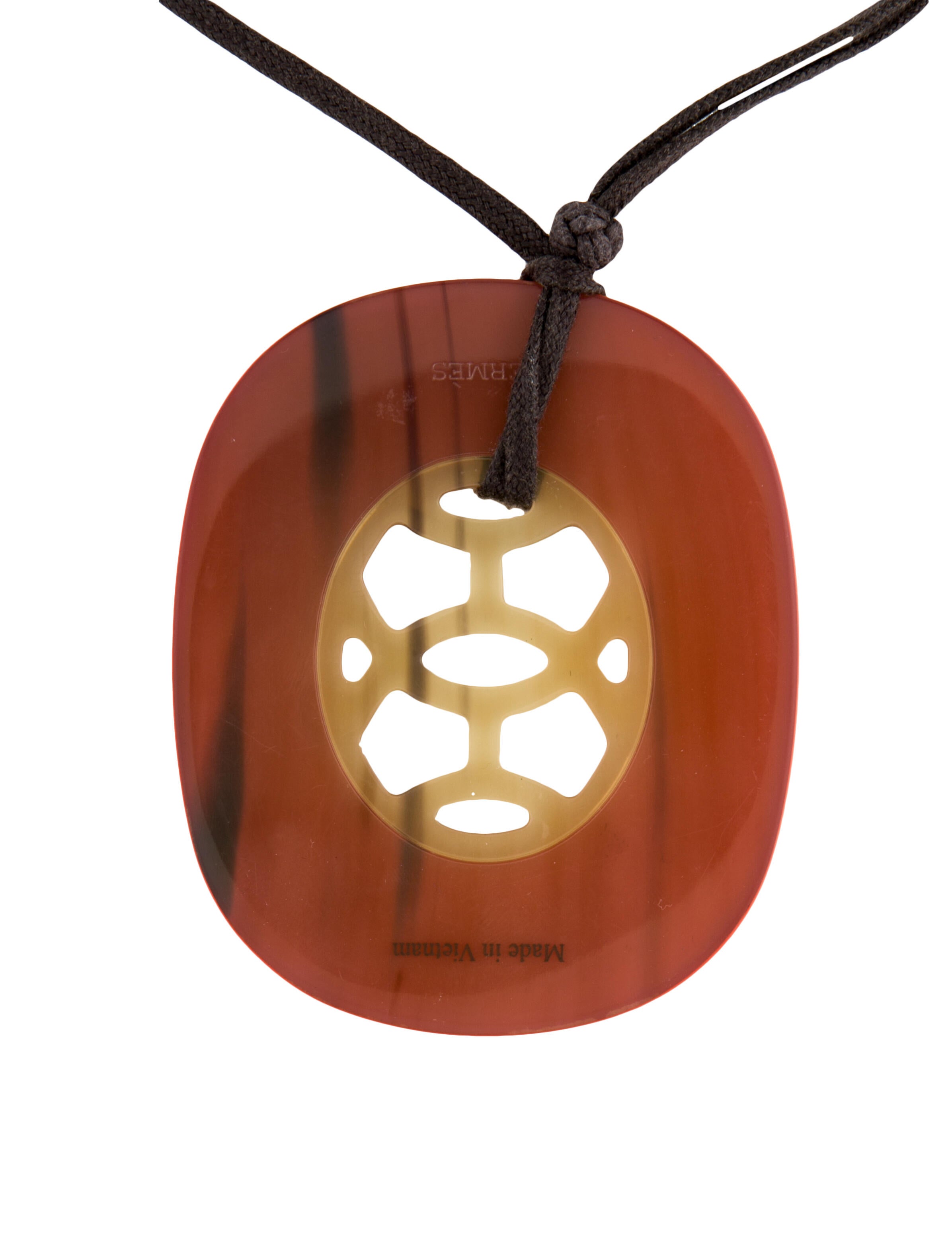 Hermès Attelage Pendant Necklace Pendant Necklace, Necklaces