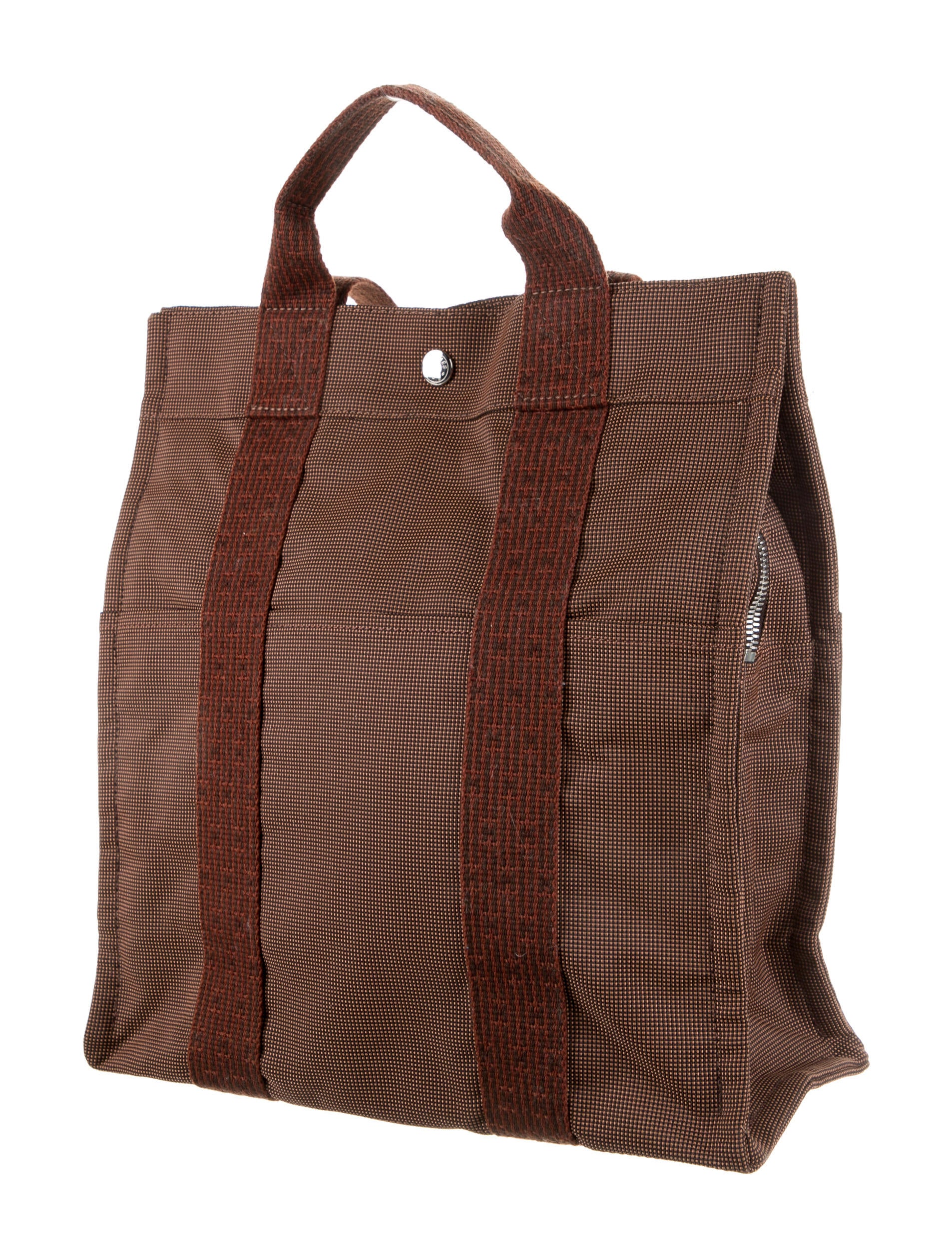 Hermès Toile Herline Backpack Brown Backpacks, Handbags HER492988 The RealReal