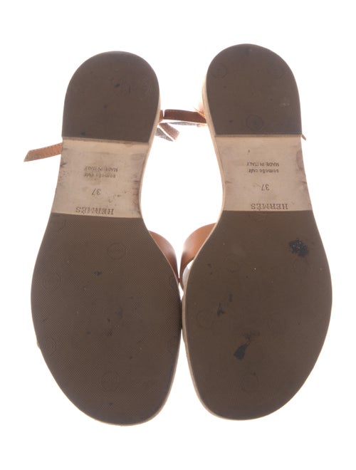 Hermès Santorini Leather Gladiator Sandals