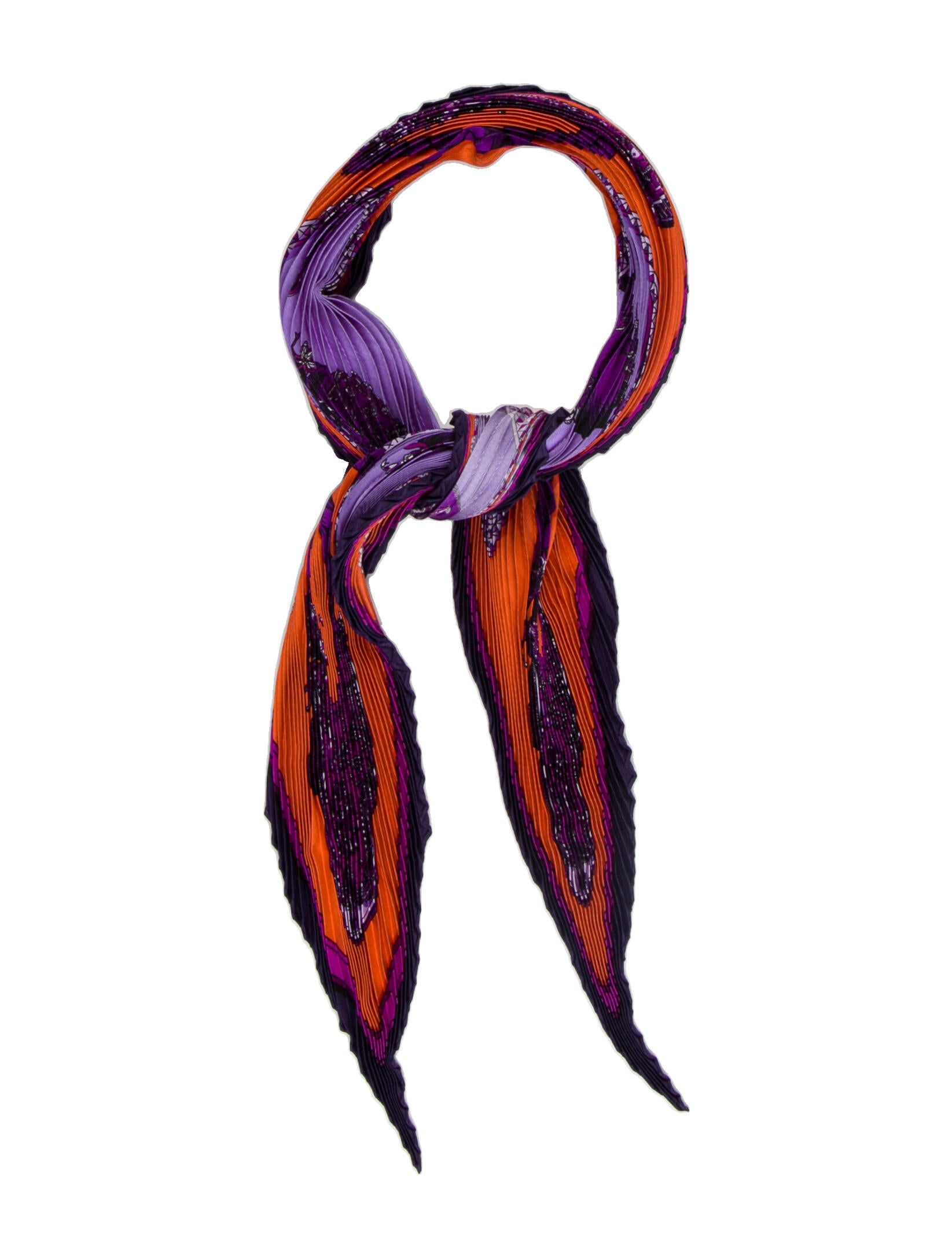 Hermès Scarf Purple Scarves and Shawls, Accessories HER21192 The