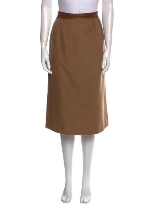 Hermès Vintage Midi Length Skirt