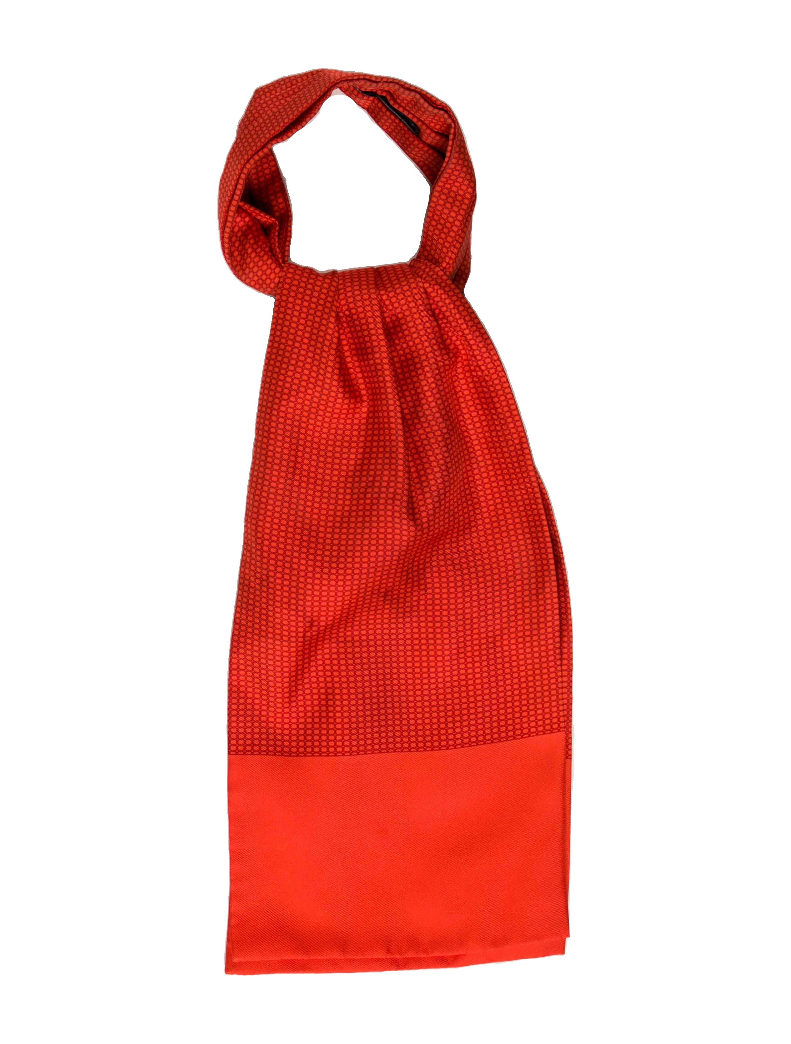 Hermès Ascot Silk Scarf Orange Scarves, Accessories HER496733 The RealReal