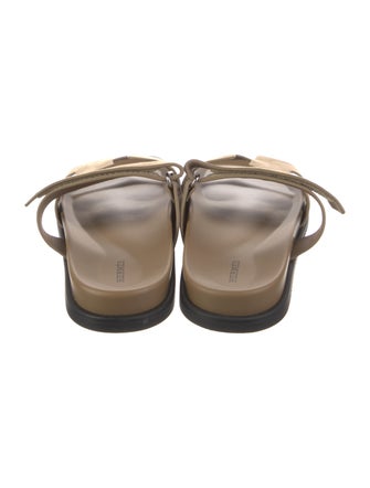 Hermès Chypre Suede Slides