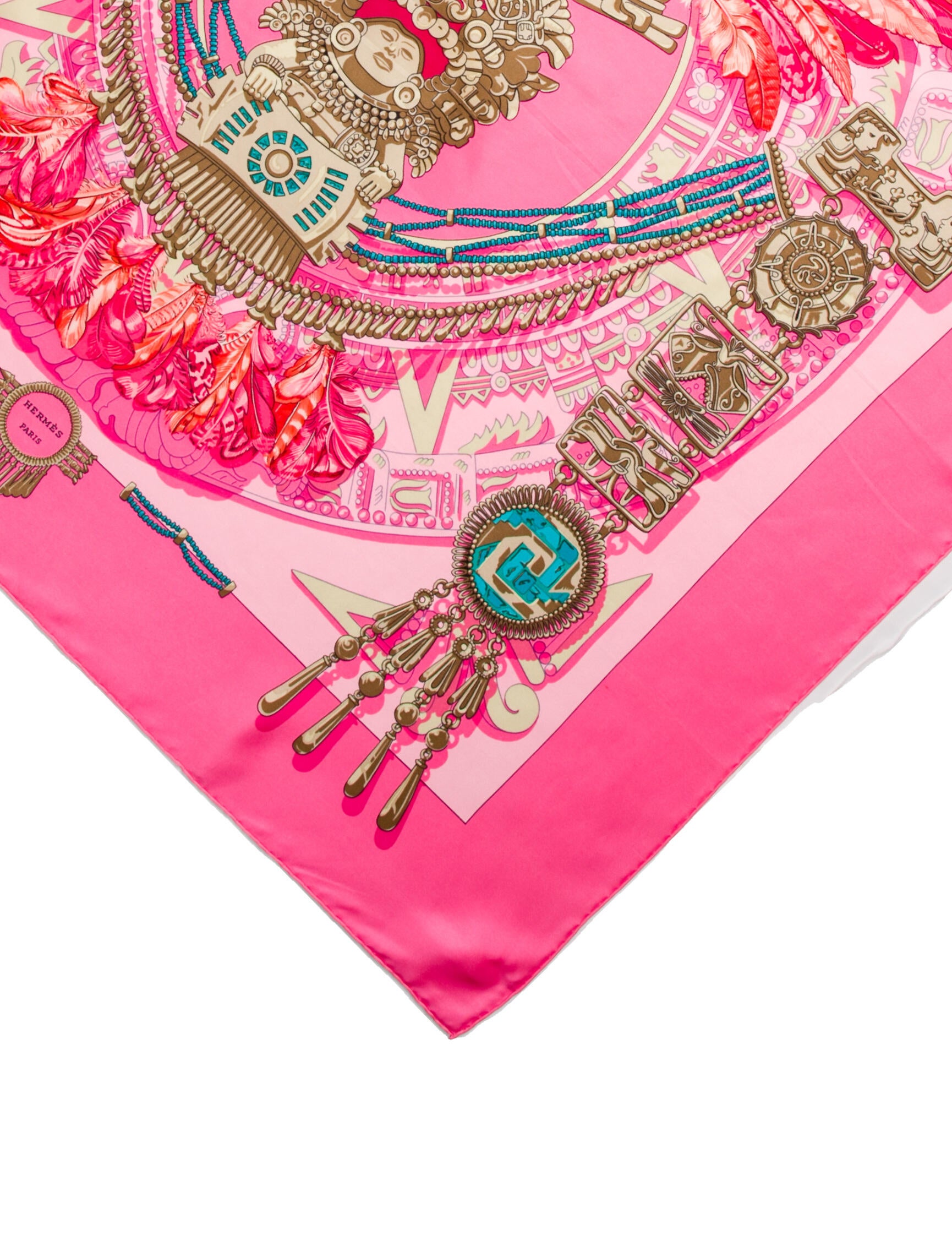 Hermès Scarf Pink Scarves and Shawls, Accessories HER27598 The