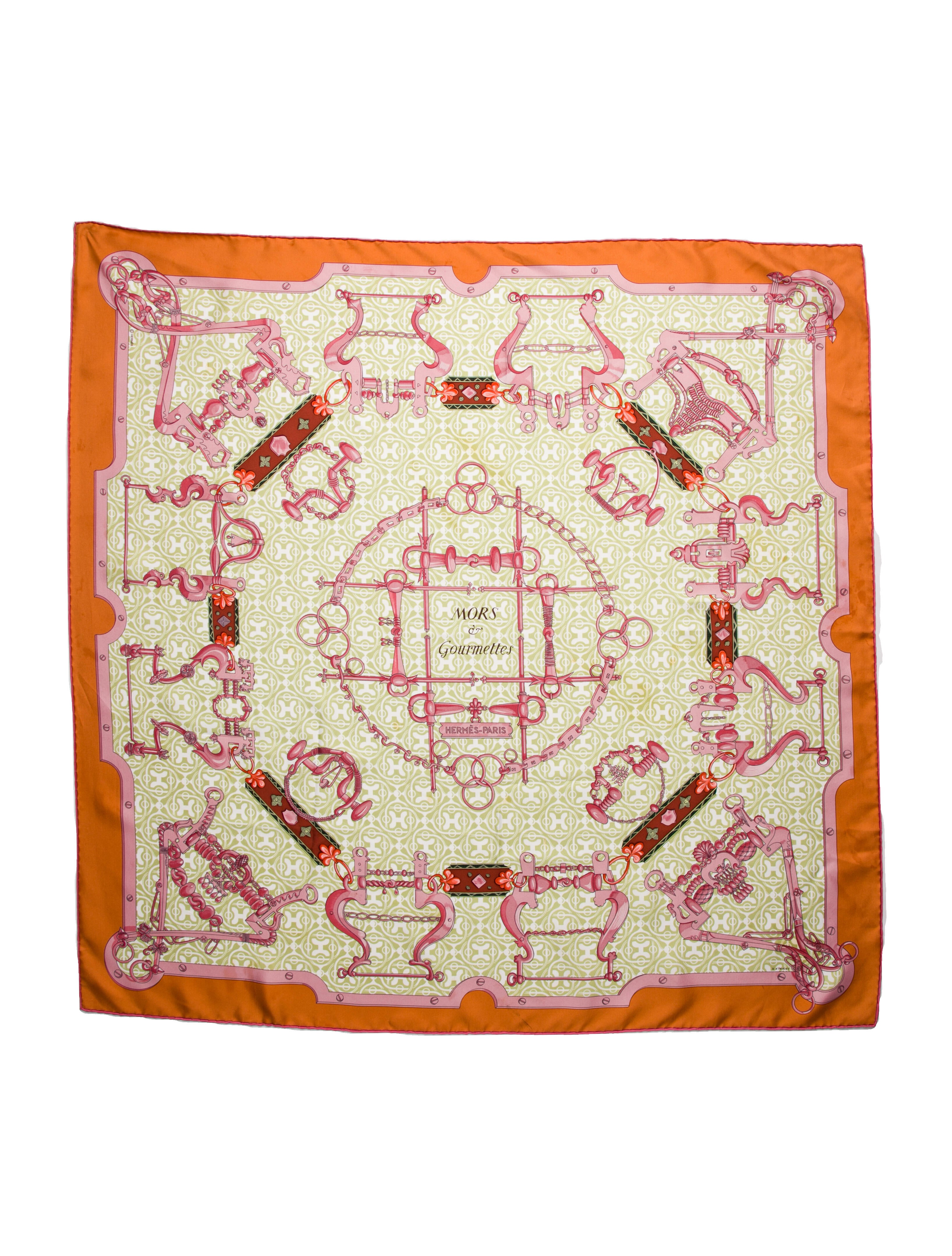 Hermès Scarf Orange Scarves and Shawls, Accessories HER501617 The