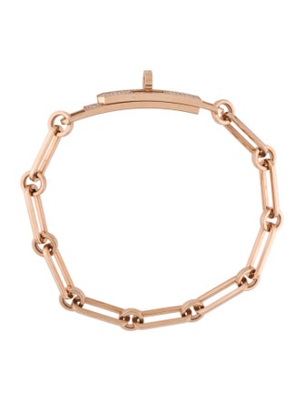 Hermès 18K Diamond Kelly Chaine Bracelet