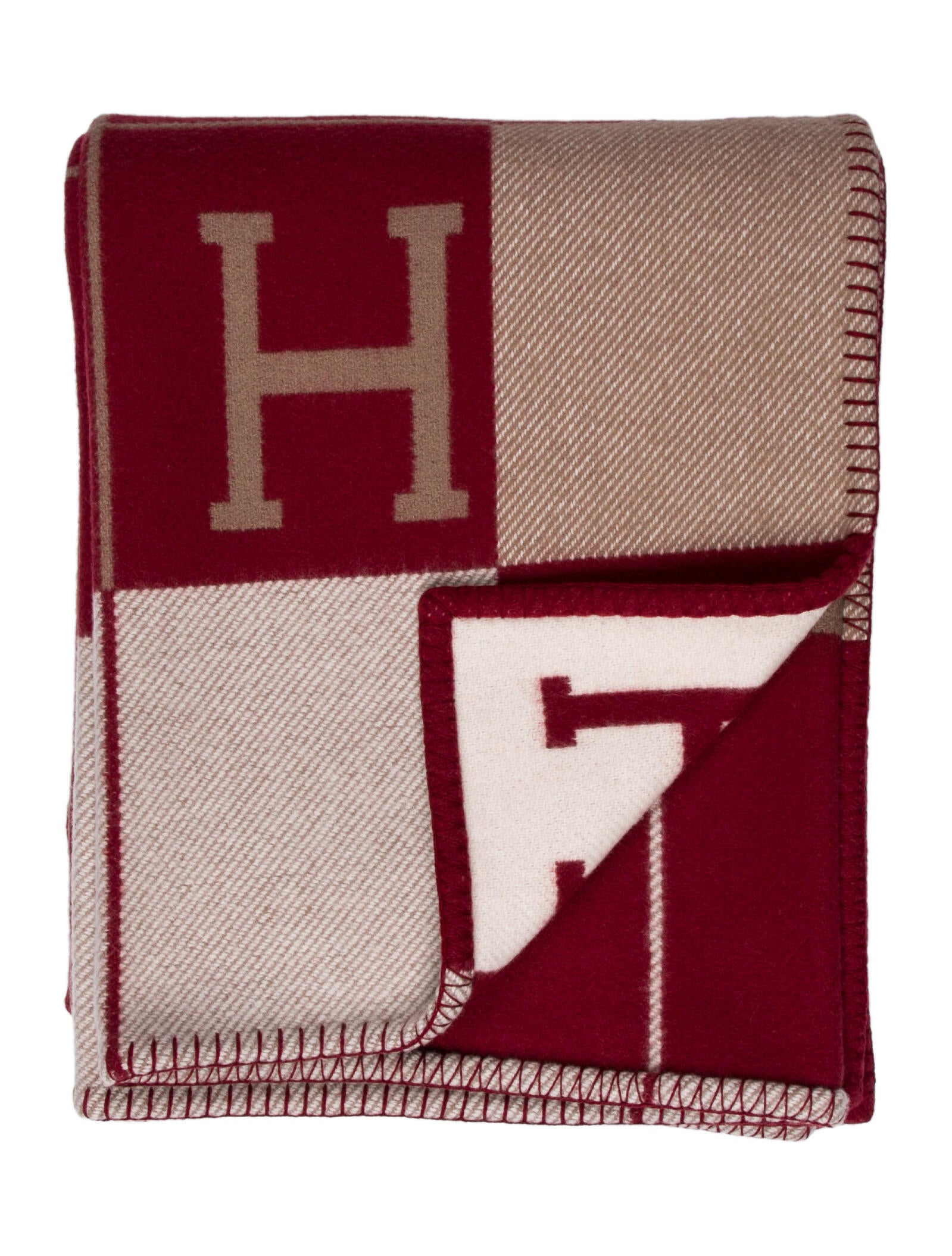 Hermès Avalon III Throw Blanket Red Throws, Pillows & Throws