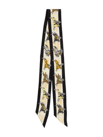 Hermès Pani La Shar Pawnee Silk Twilly Scarf
