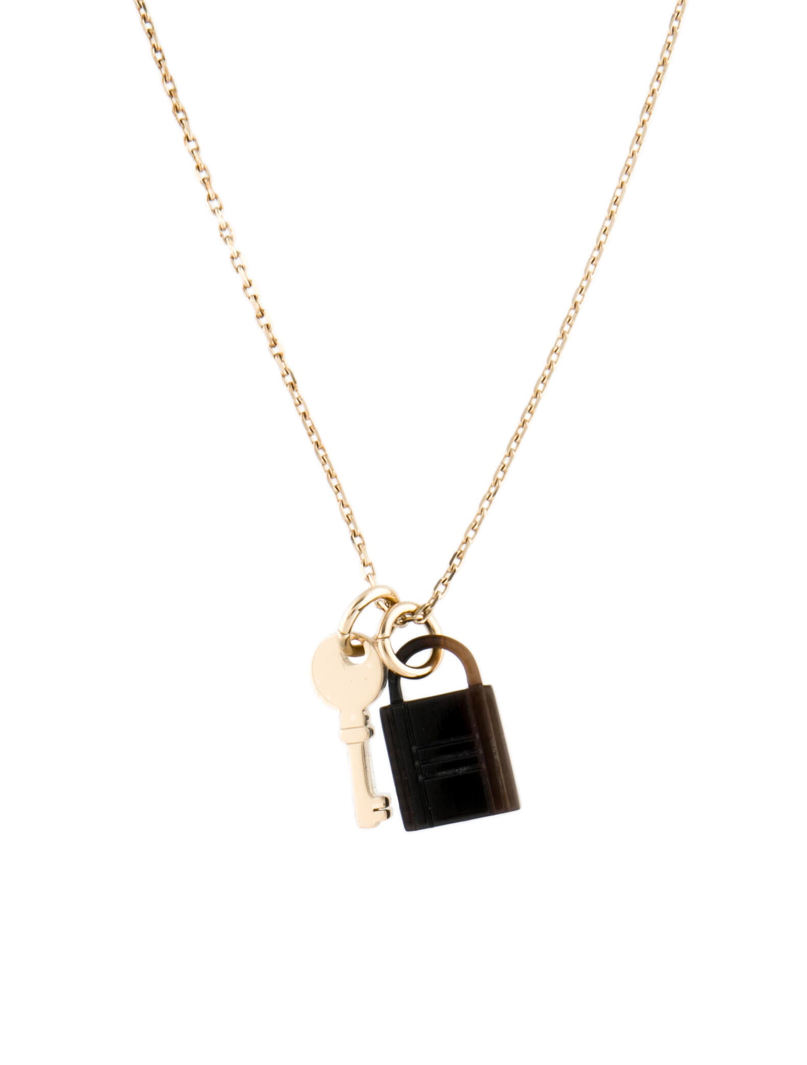 Aggregate more than 81 hermes lock necklace best POPPY
