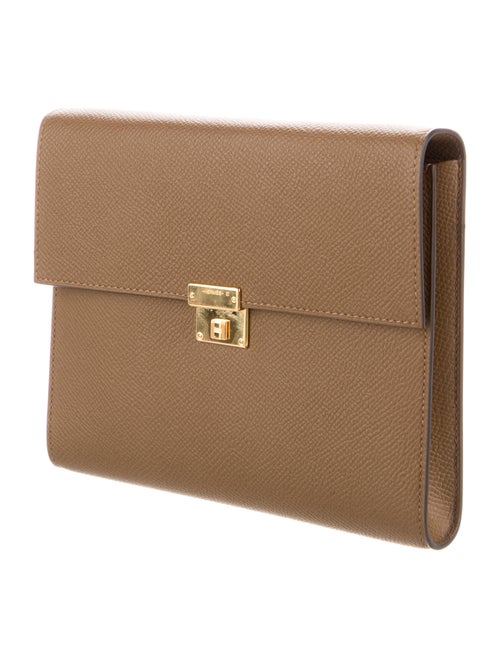 Hermès Epsom Clic 16 Wallet w/ Strap