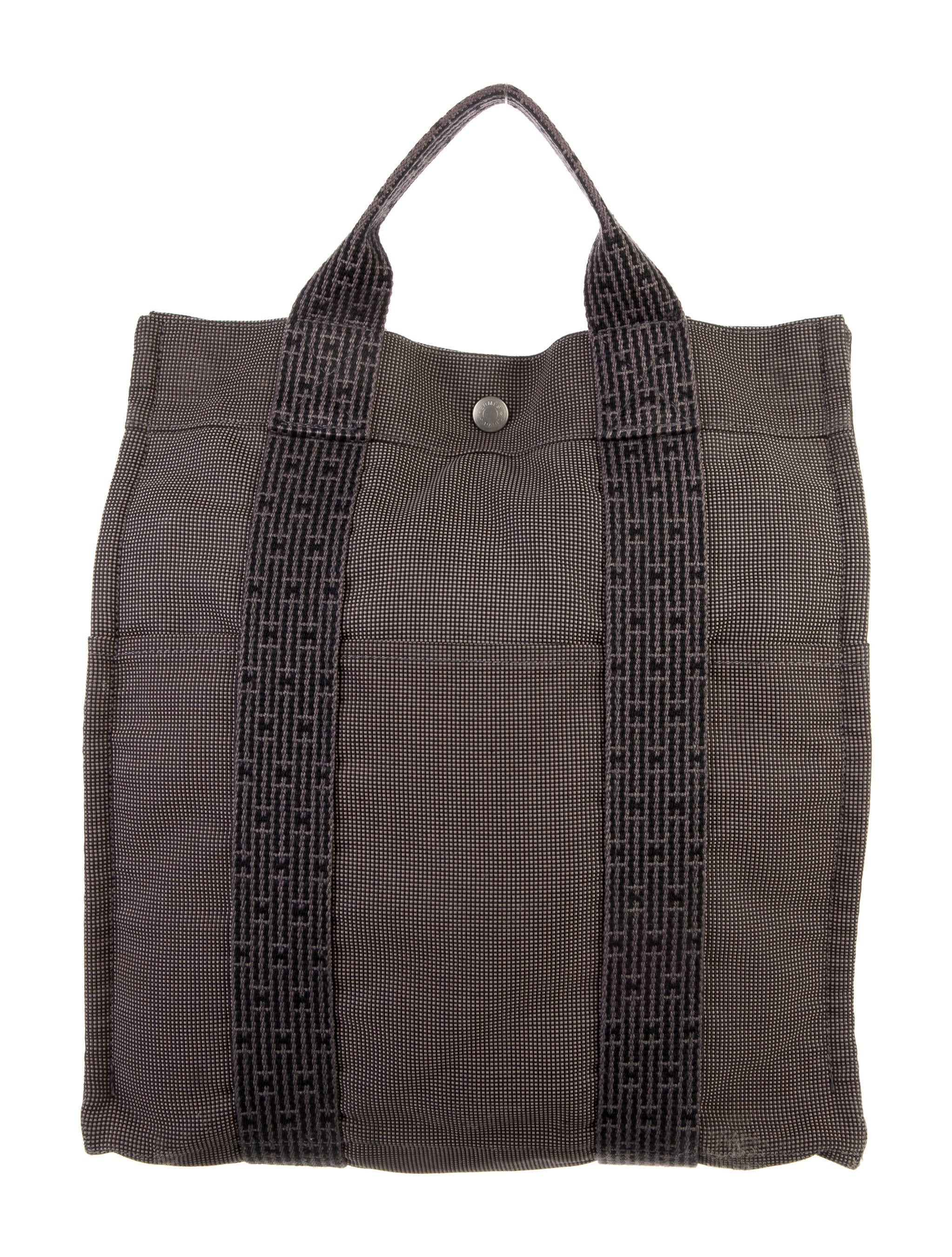 Hermès Toile Herline Backpack Grey Backpacks, Handbags HER376564