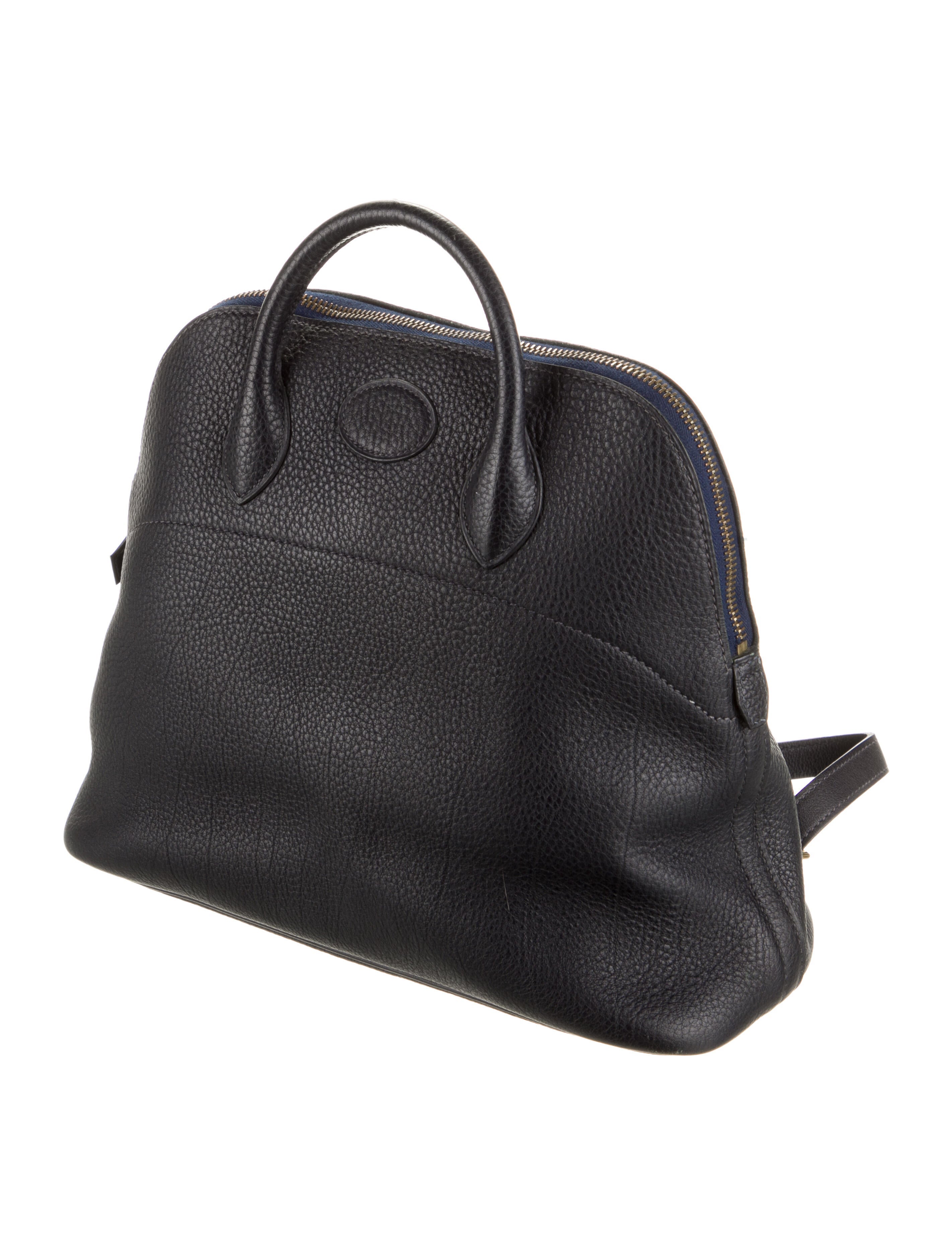 Hermès Vintage Fjord Bolide Ado Backpack Blue Backpacks, Handbags