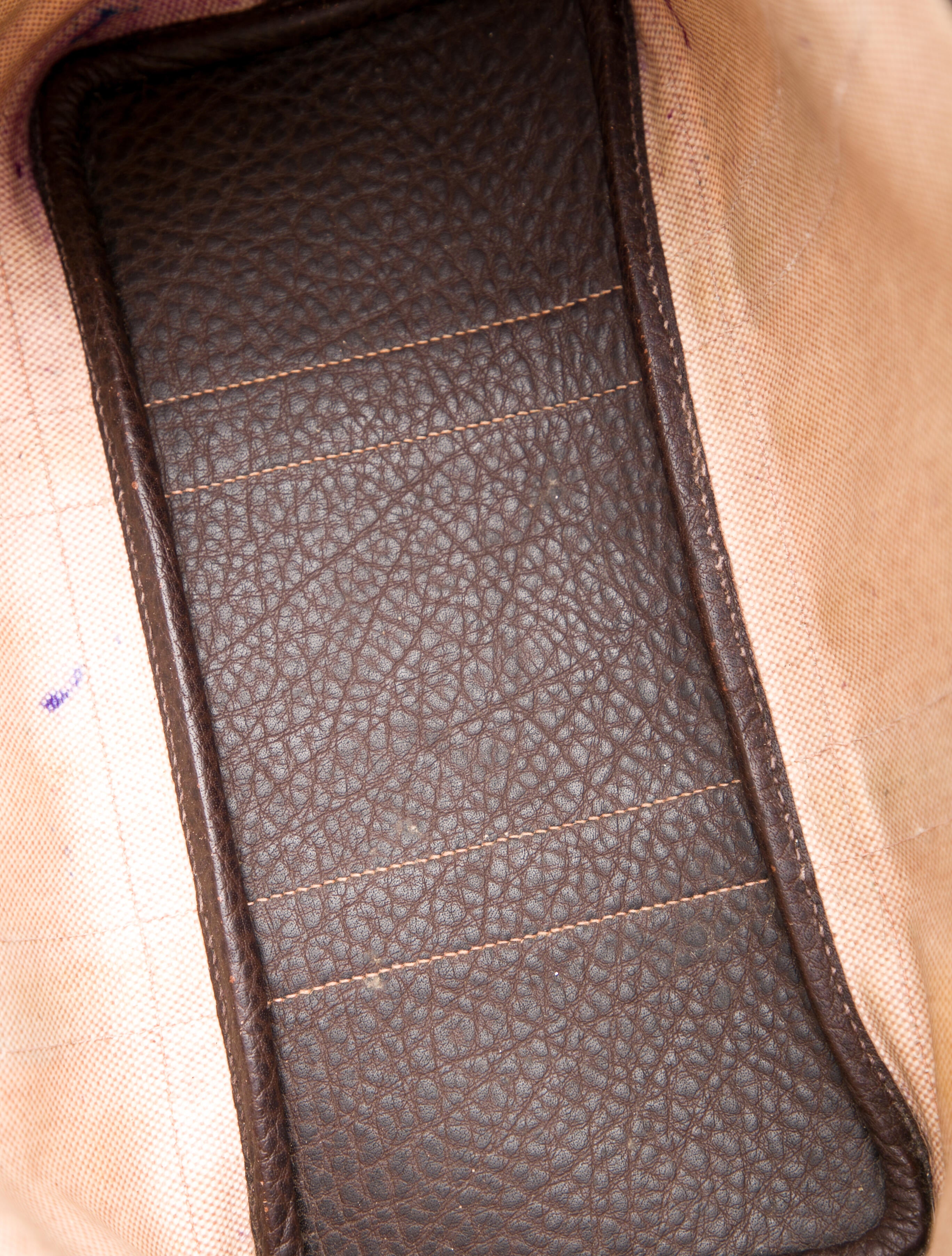 Hermès Toile Buffalo Garden Party 30 Neutrals Totes Handbags