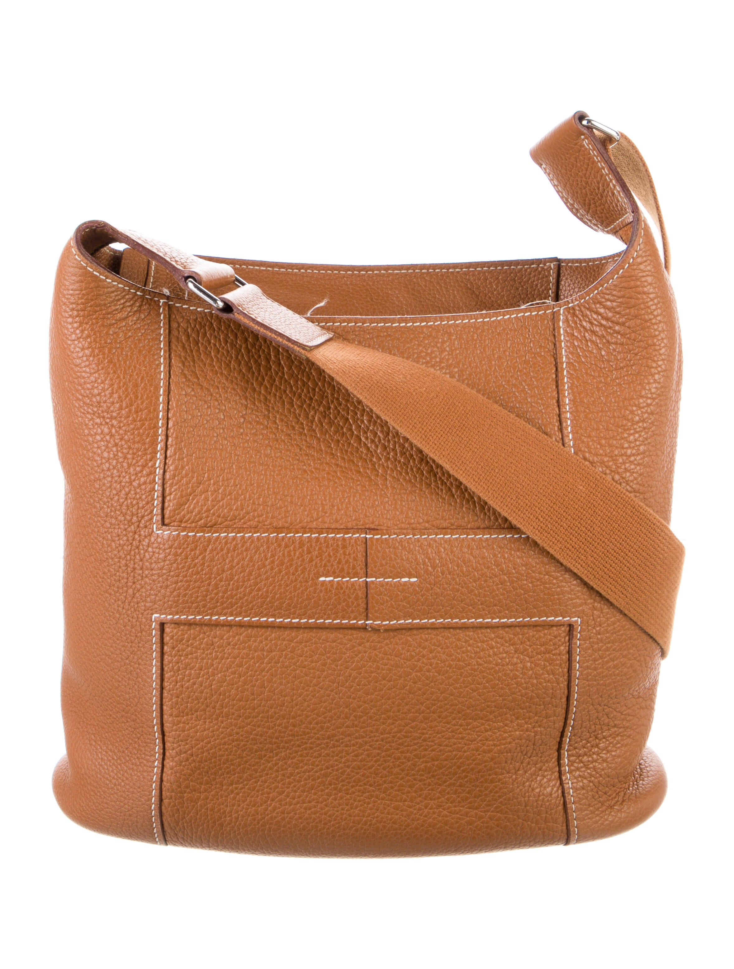 Hermès Clemence Goodnews PM Brown Crossbody Bags, Handbags
