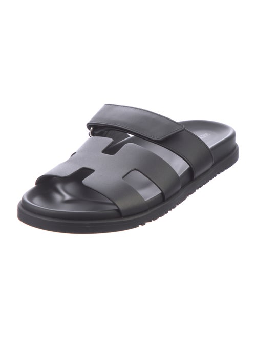 Hermès Chypre Leather Slides