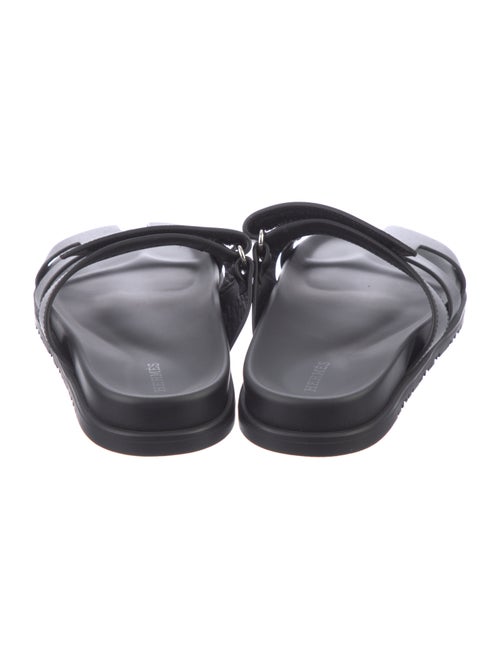 Hermès Chypre Leather Slides