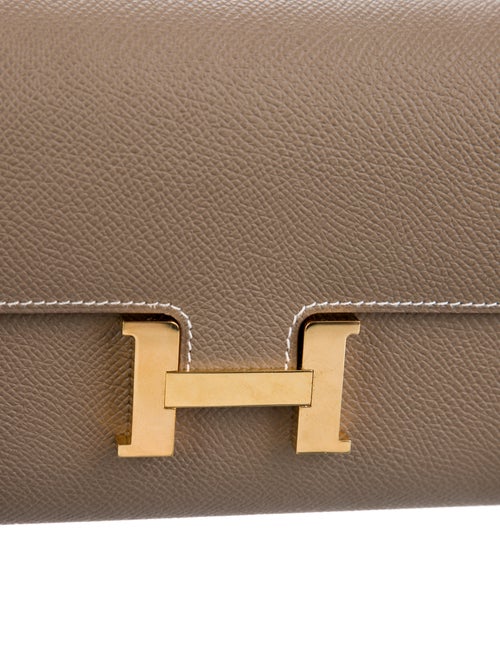 Hermès 2022 Epsom Constance Long To Go Wallet
