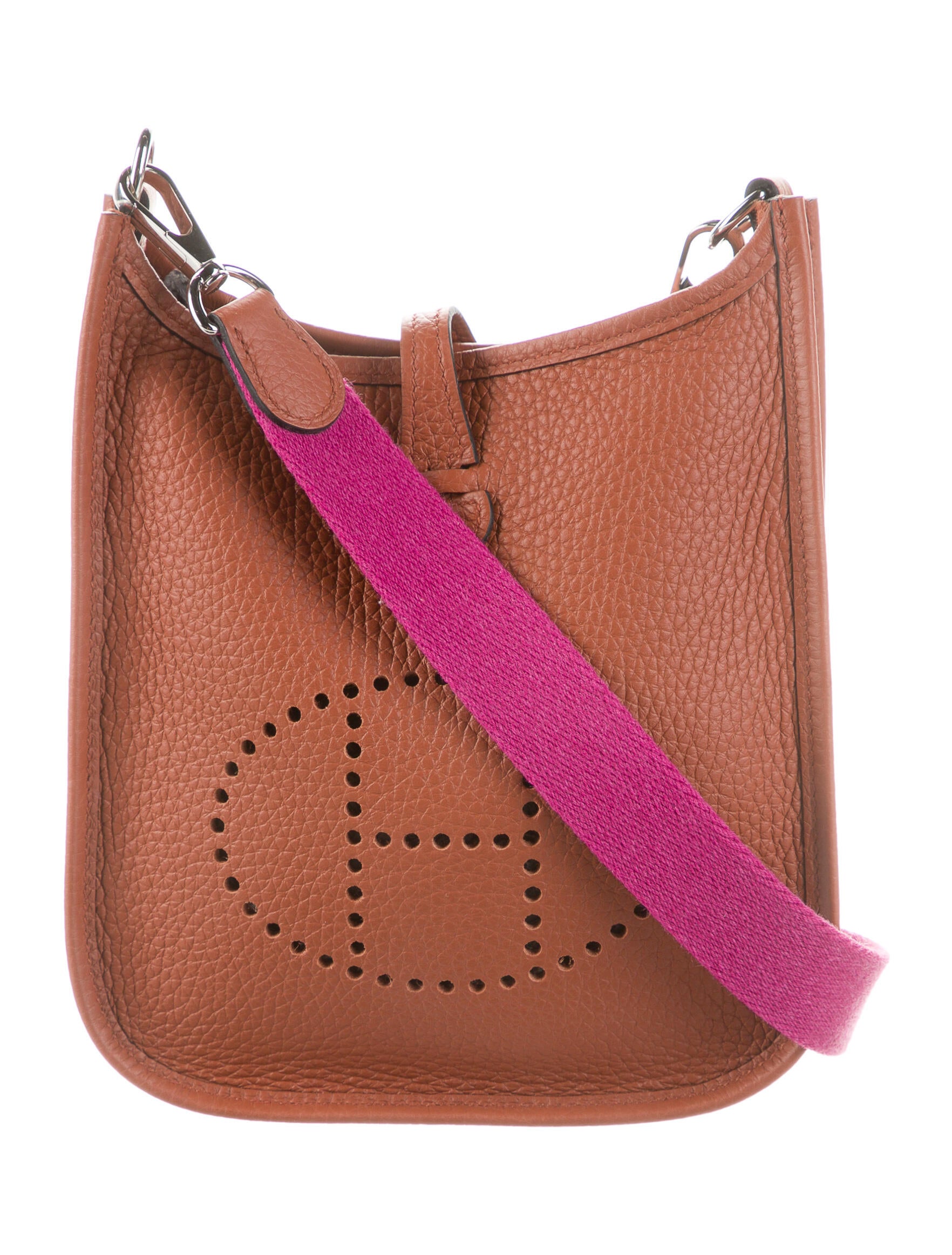 Hermès 2021 Novillo Evelyne TPM 16 Brown Crossbody Bags, Handbags HER444888 The RealReal