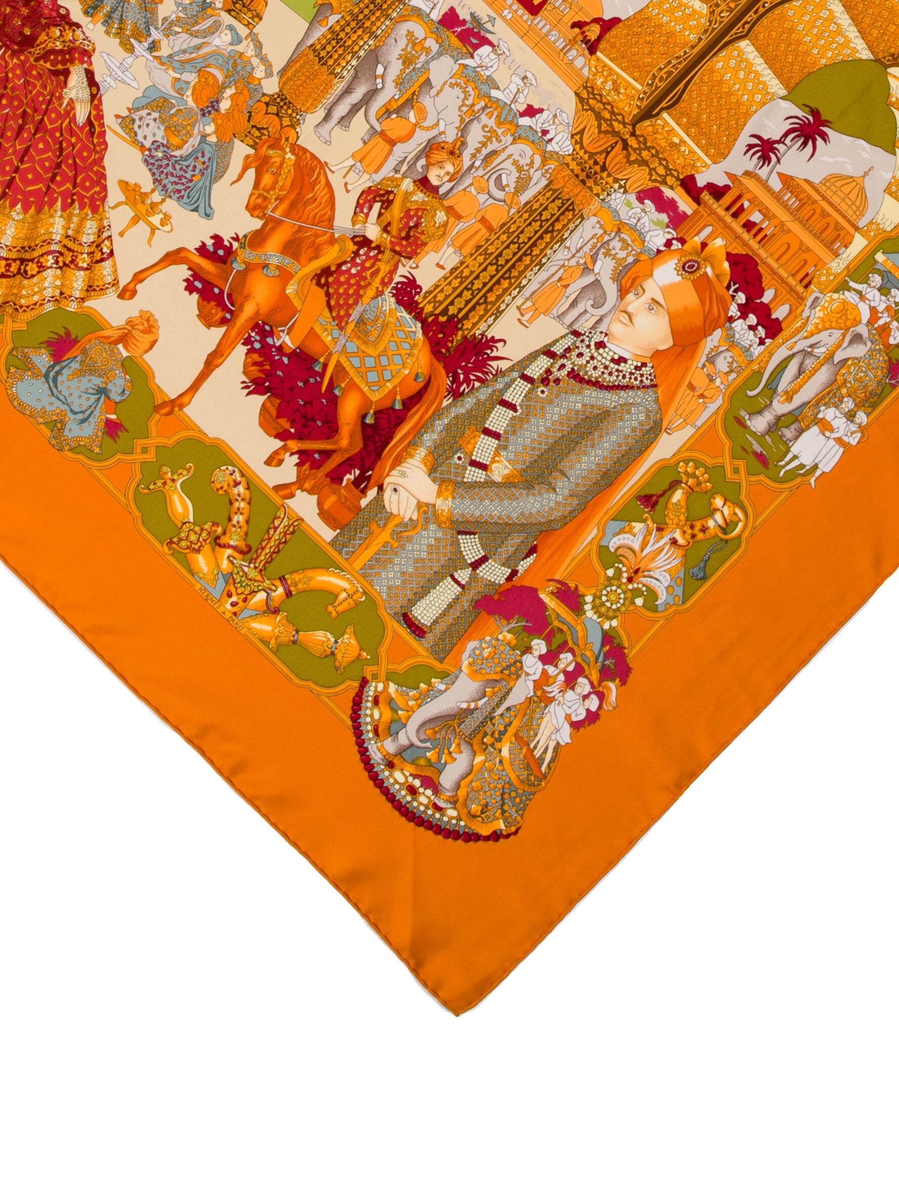 Hermès Scarf Orange Scarves and Shawls, Accessories HER24136 The
