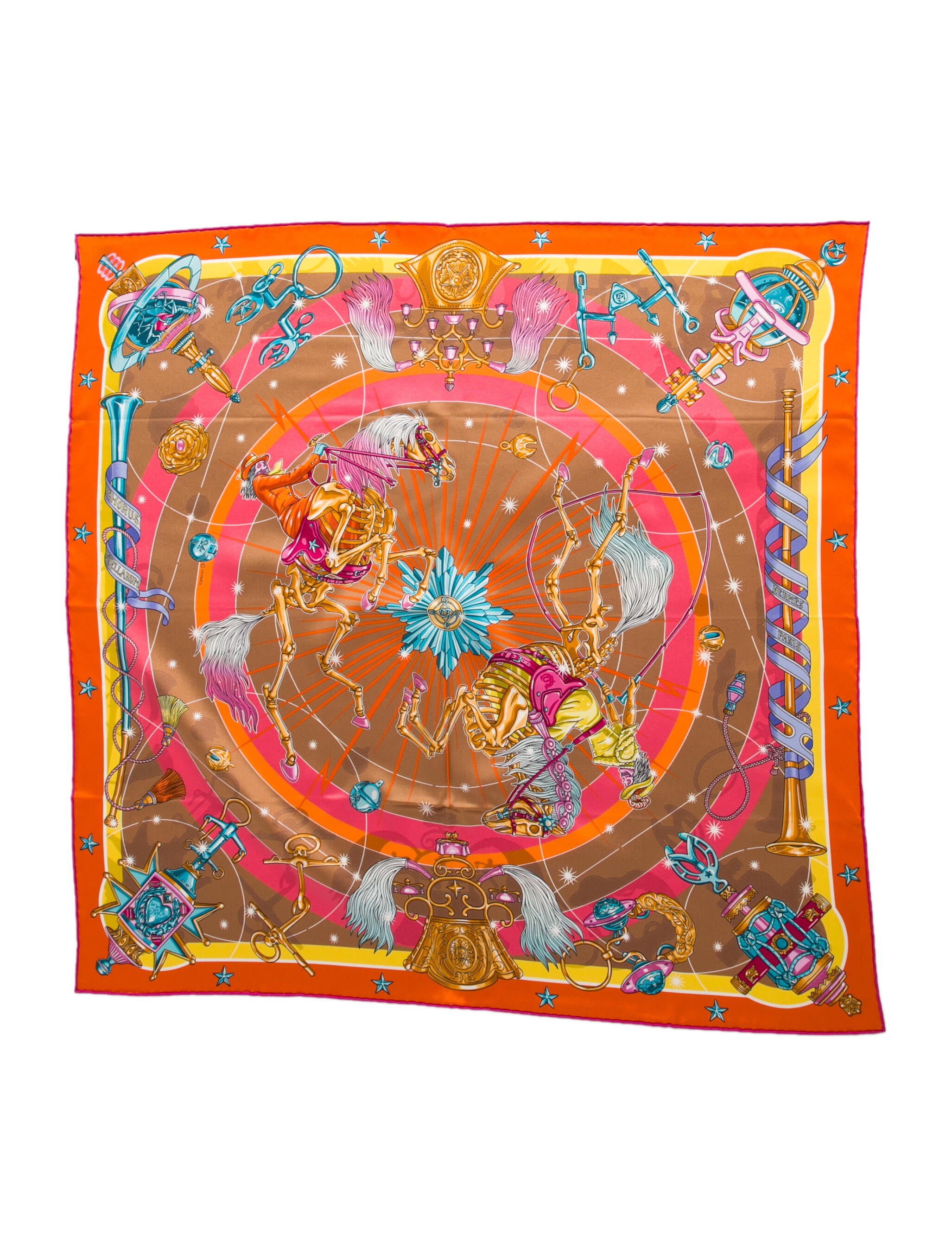 Hermès Scarf Orange Scarves and Shawls, Accessories HER24136 The