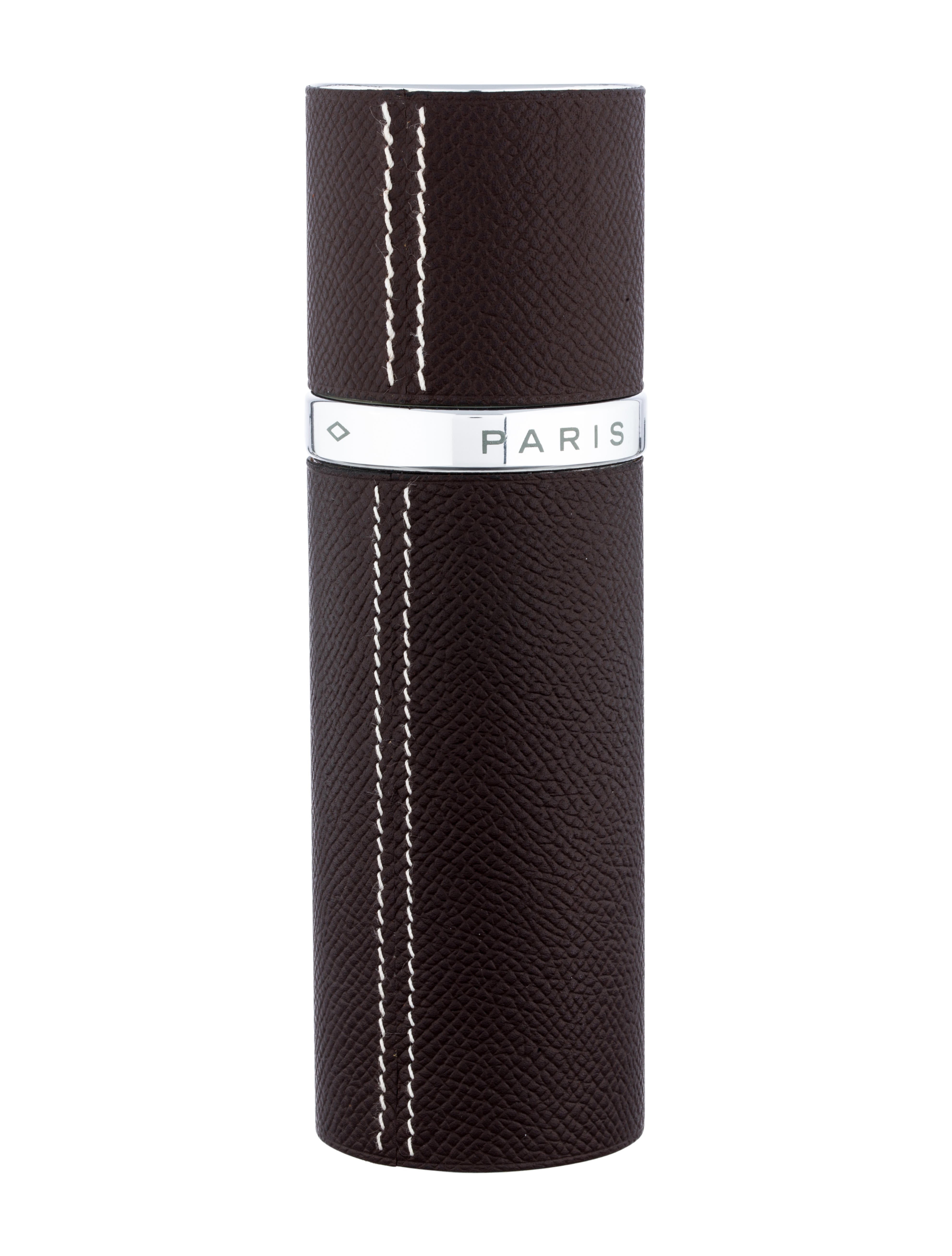 Hermès All Lines Leather Perfume Case Brown Travel, Accessories
